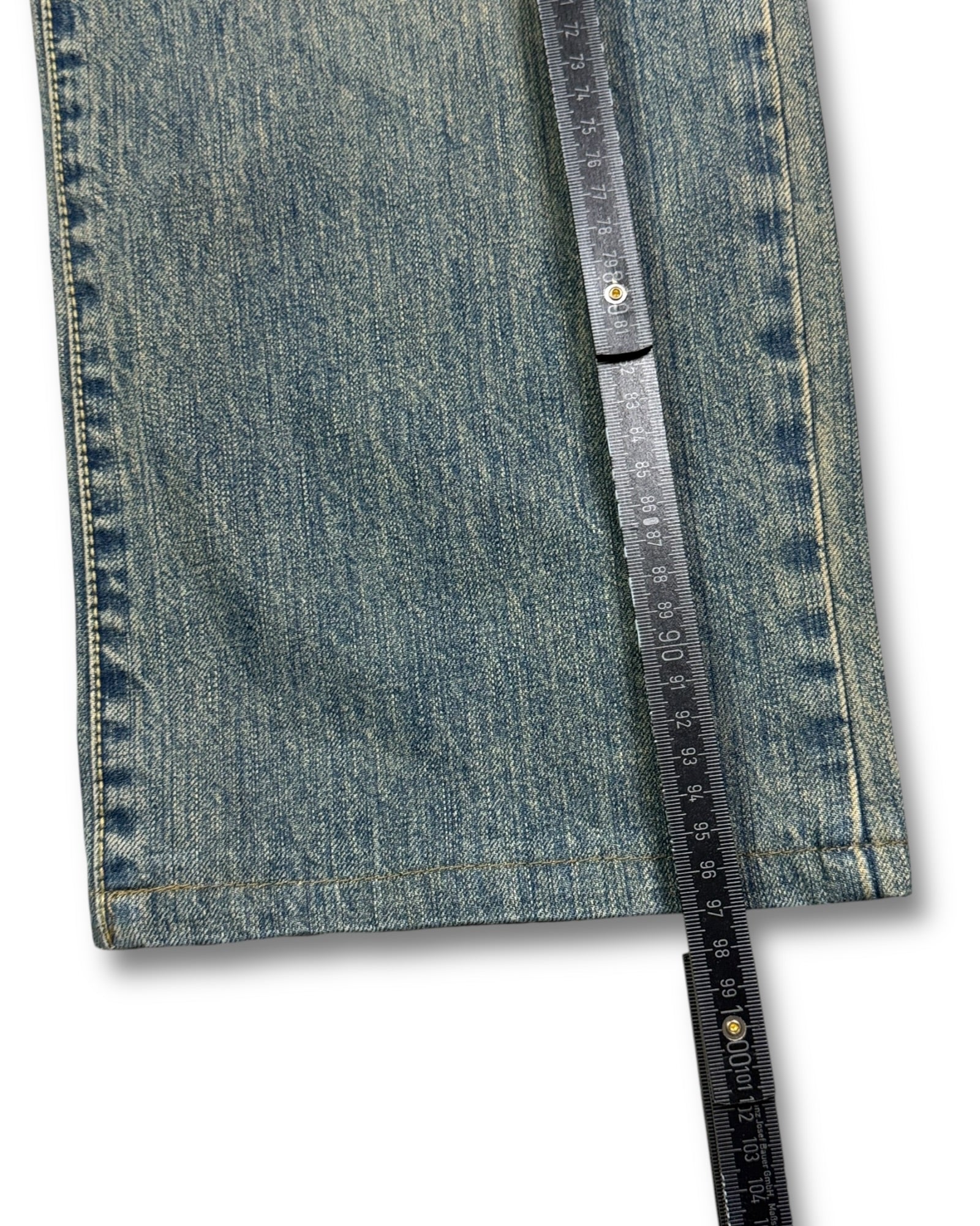 2000's Oniarai Nippon Straight/Baggy Japanese Jeans *very rare 30x30 (M)