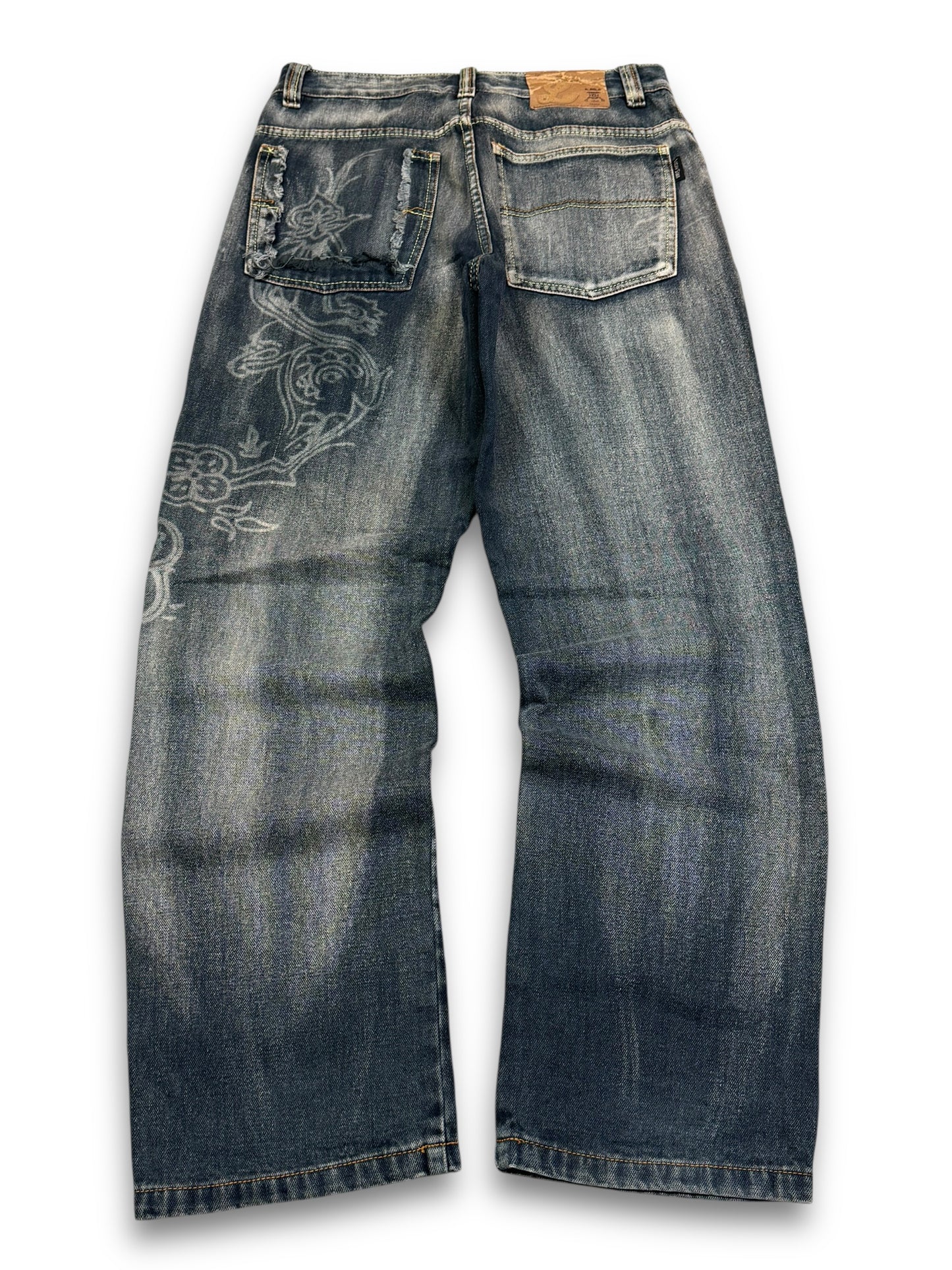 2000's Lucky Star Straight/Baggy Jeans *very rare 30x30 (M)