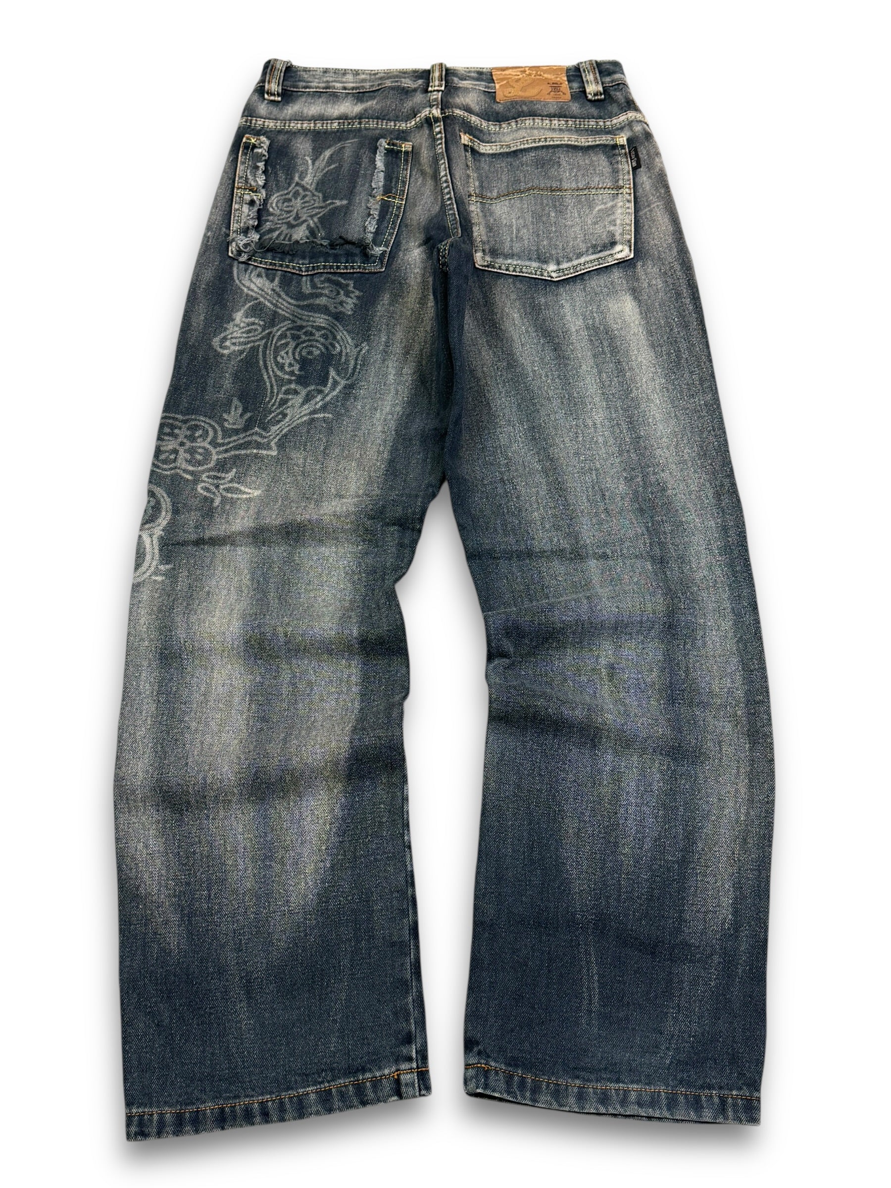 2000's Lucky Star Straight/Baggy Jeans *very rare 30x30 (M)