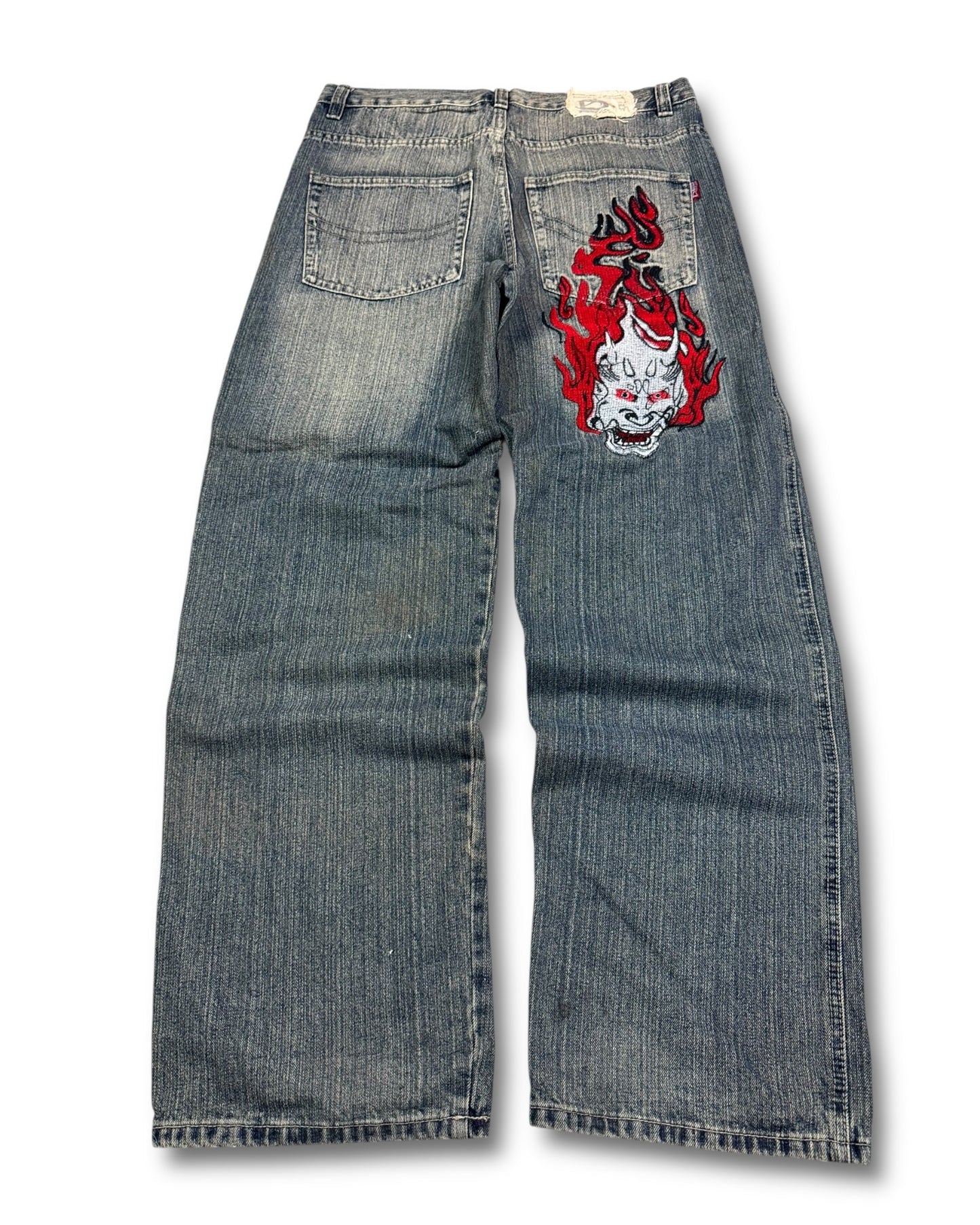 2000's Dermson Japanese Baggy Jeans *very rare 34x34 (L)