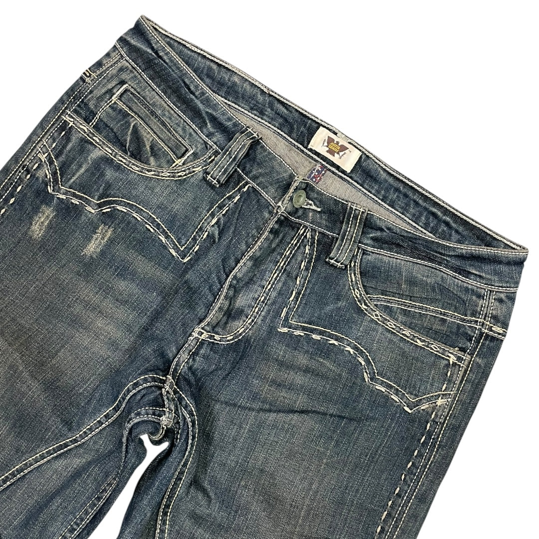 2000‘s Antik Denim Japanese Baggy Jeans *very rare 30x33