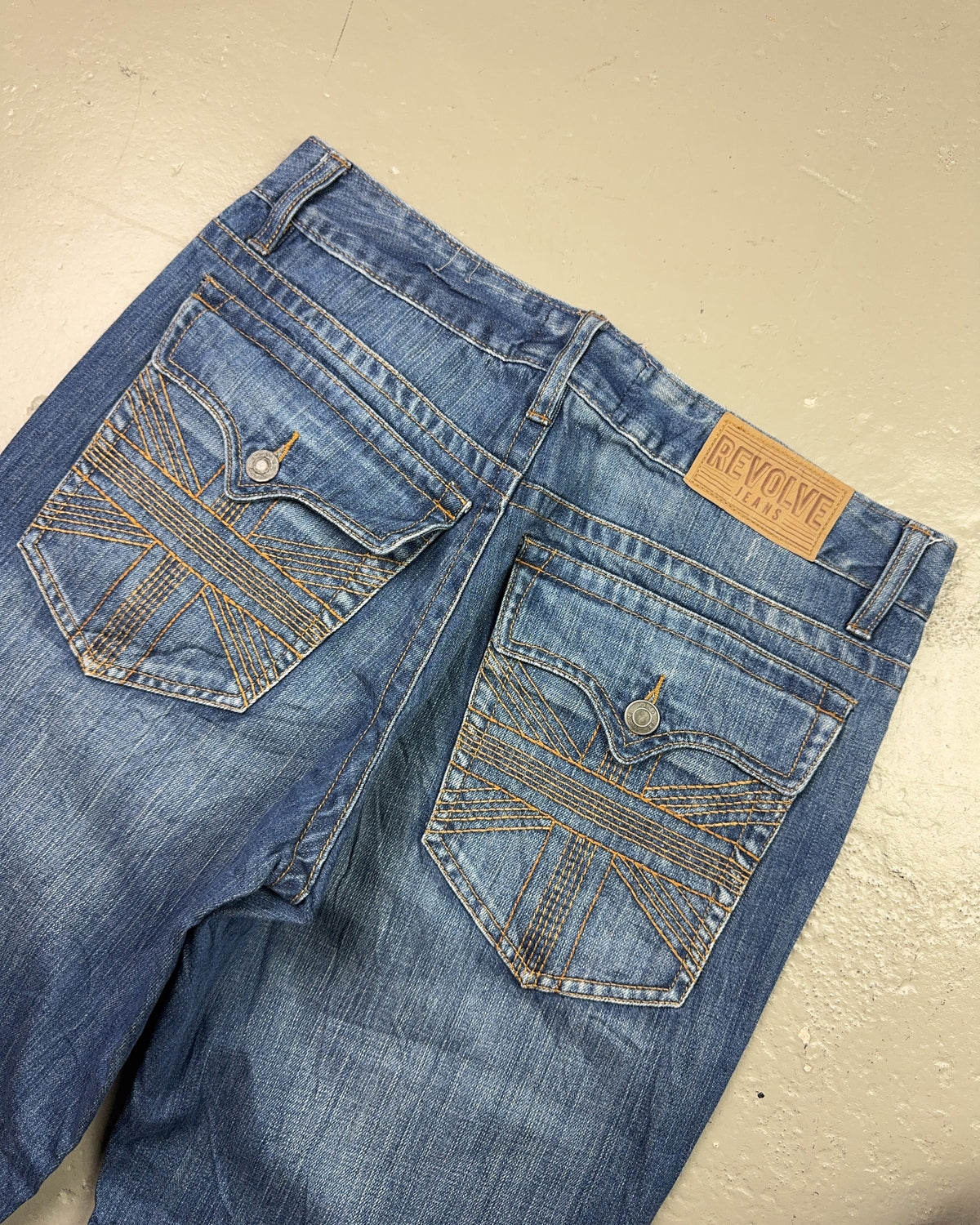 2000's Revolve Jeans Hip Hop Baggy/Bootcut Jeans *rare 34x32 (L)