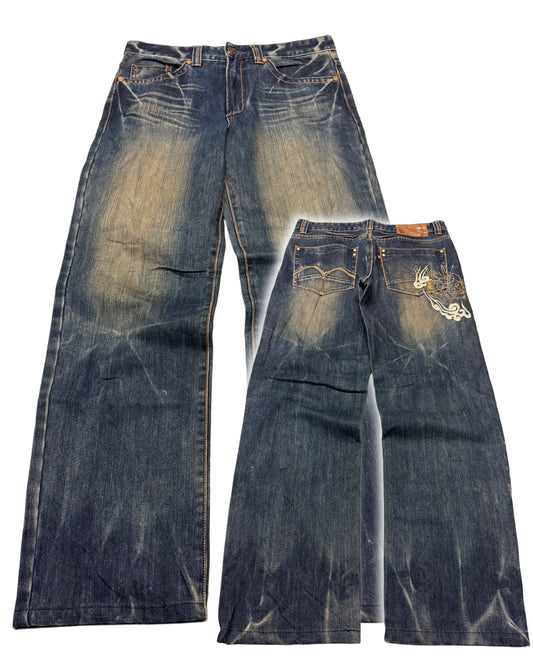 2000‘s DF-7 Japanese Archive Baggy Jeans *very rare 32x30
