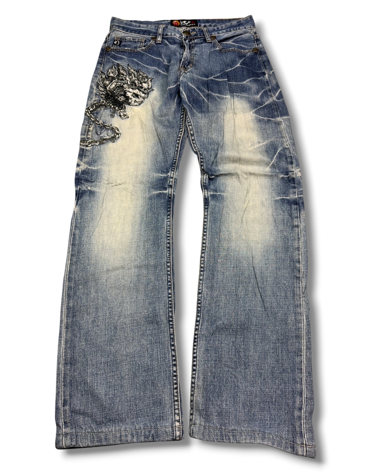 2000's Jizo Archive Japanese Straight Jeans *very rare 30x30 (M)