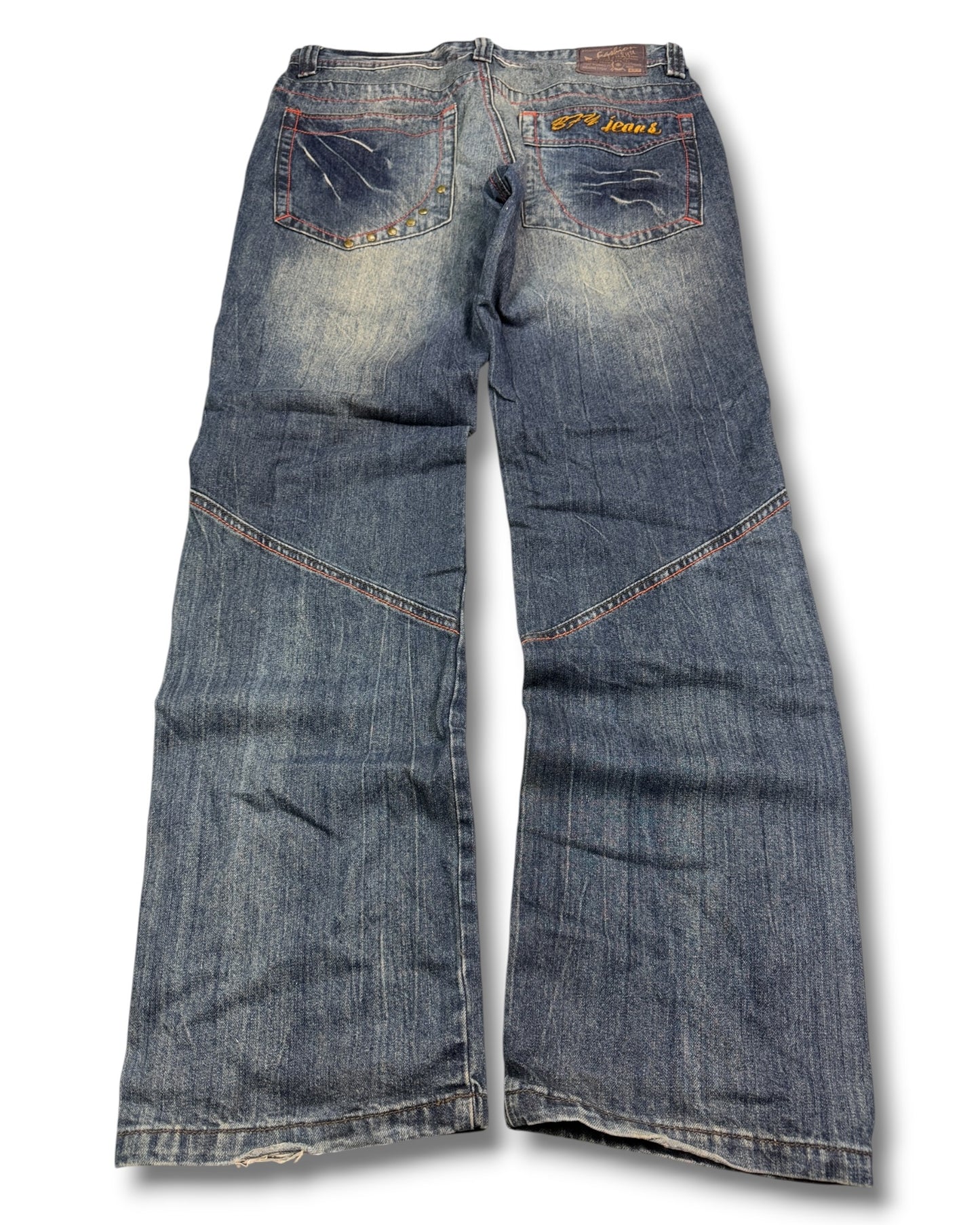 2000's B74 Straight Jeans *rare 34x32 (L)