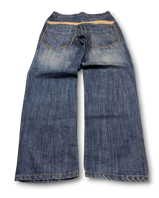 2000's Japanese Style Straight/Baggy Jeans *rare 30x32 (M)