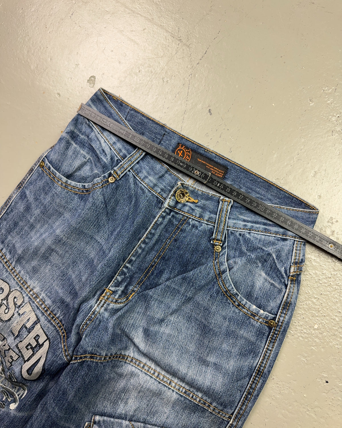 2000's X-jeans Hip Hop Baggy Jeans *rare 28x32 (S)