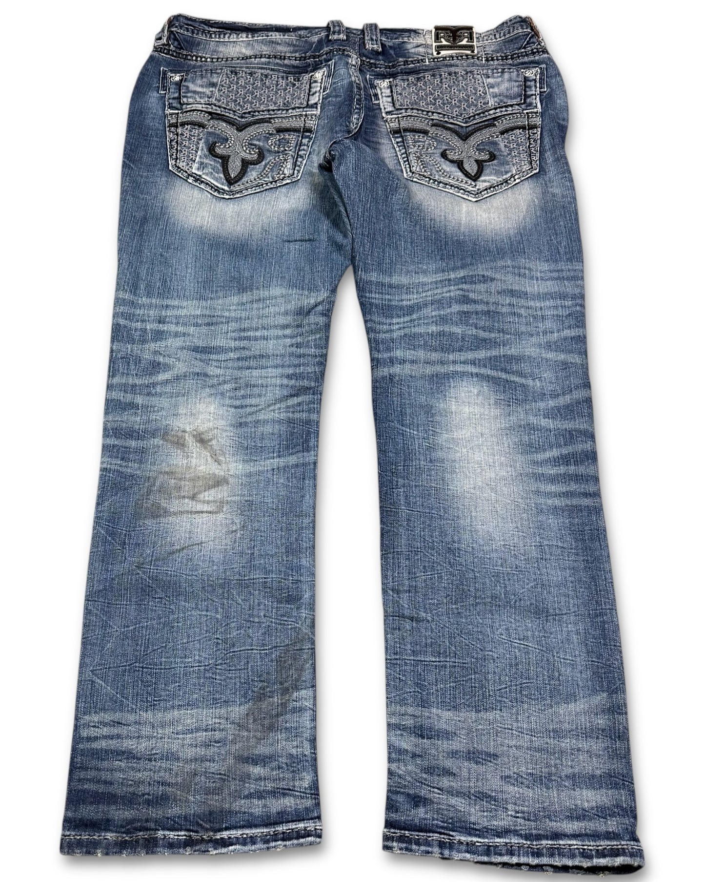 2000‘s Rock Revival Straight Jeans *rare 42x34