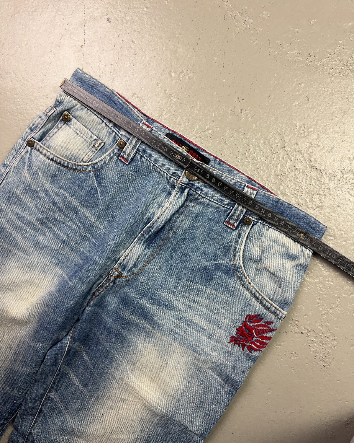 2000's Oniarai Japanese Straight/Baggy Jeans *rare 32x30 (M)