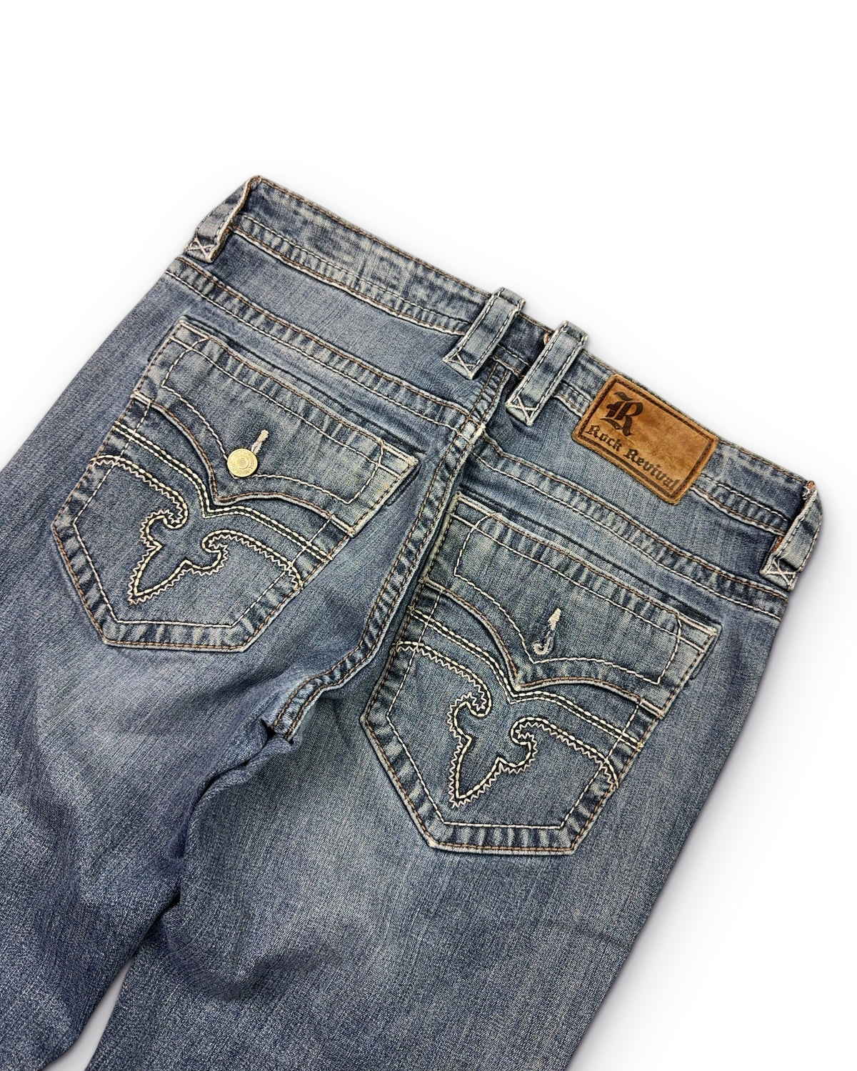 2000's Rock Revival Straight Jeans * 34x34 (L)