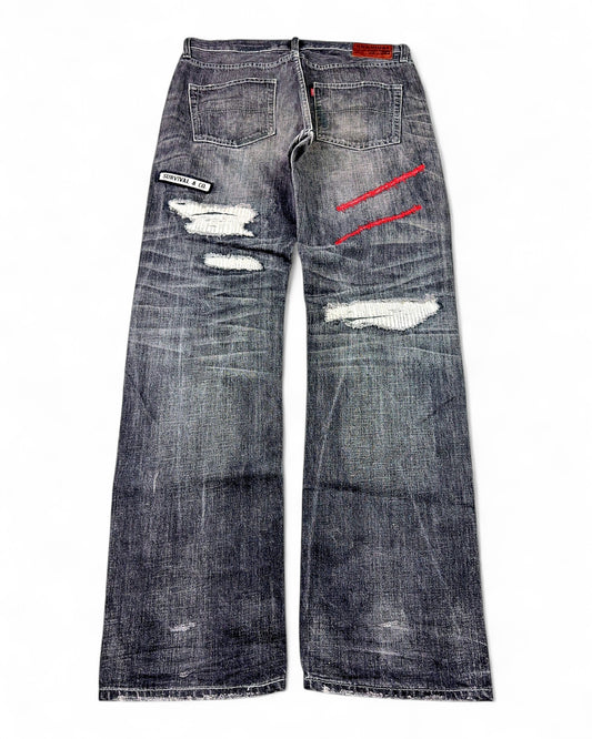 2000's Japanese Archive Straight Jeans *very rare 34x34 (L)