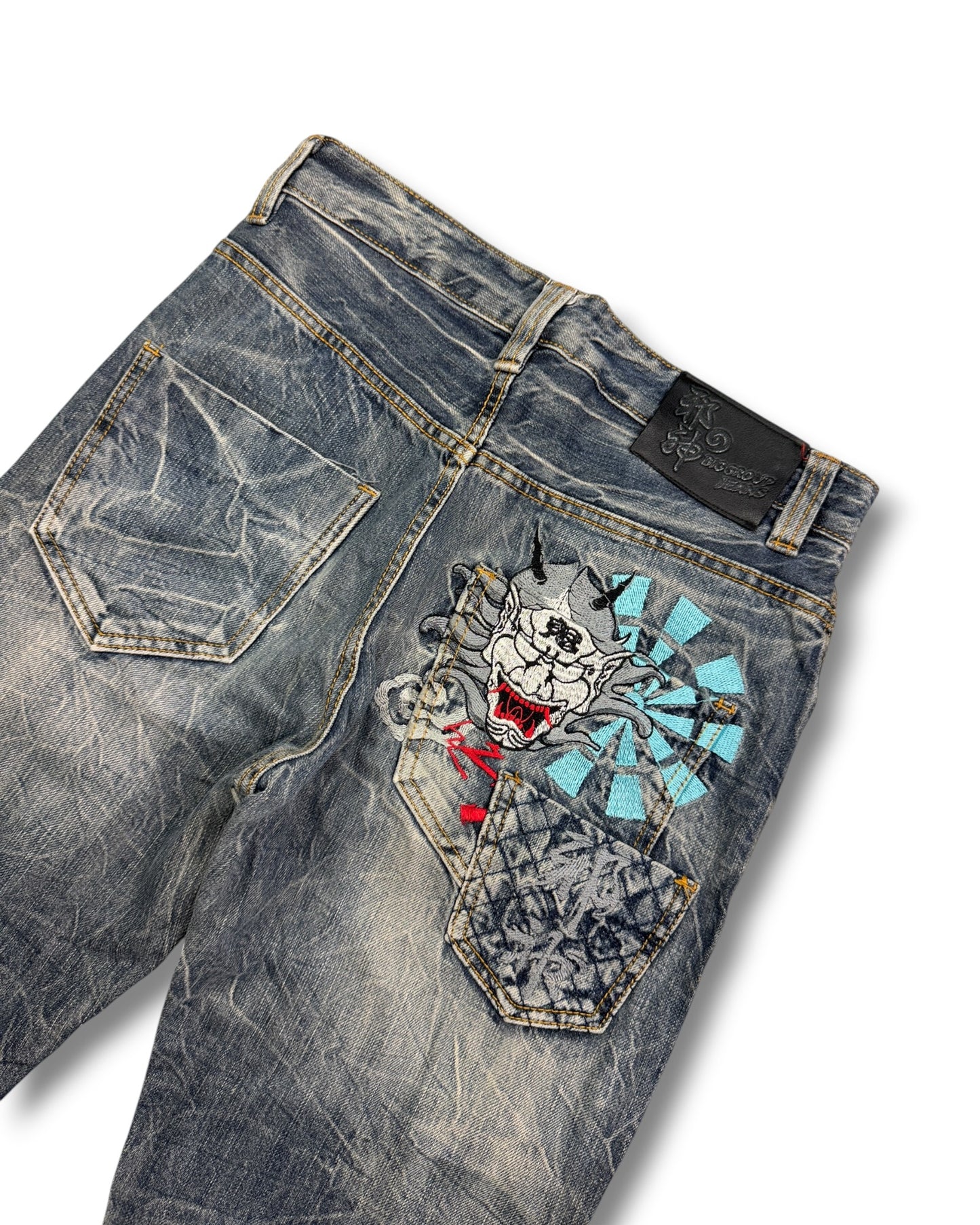 2000's Big Group Slim/Straight Japanese Jeans *rare 30x32 (M)