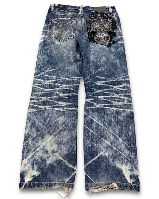 2000's Big Train Japanese Archive Baggy/Straight Jeans *extremely rare 32x32 (M)