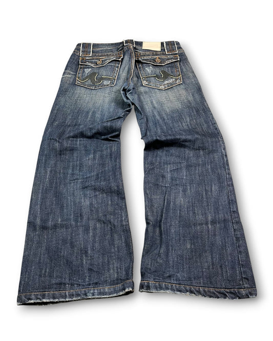 2000's Maru Baggy Korean Archive Jeans *very rare 32x30 (M)