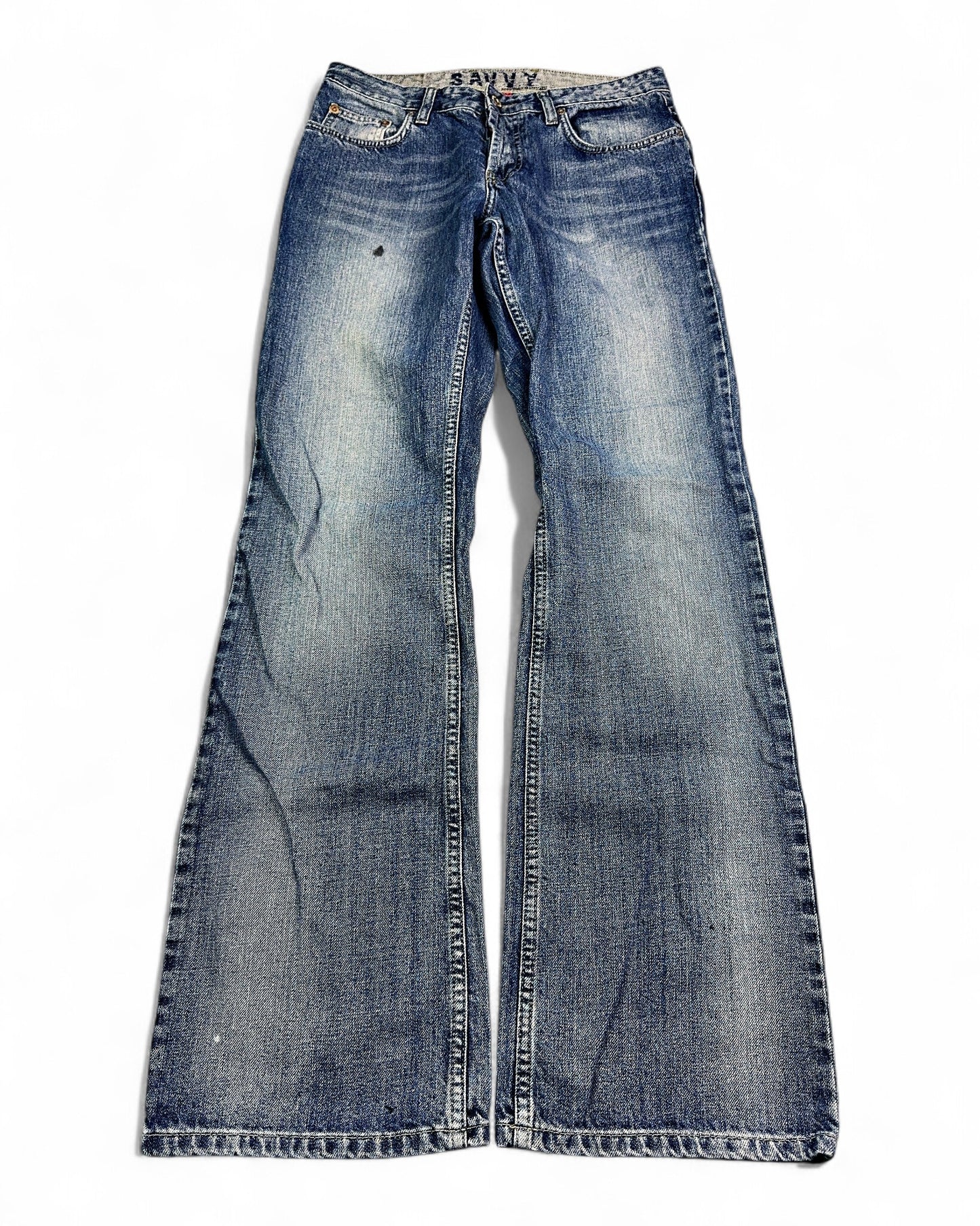 1990's Sawnyy Bootcut/Flared Jeans *rare 30x32 (M)