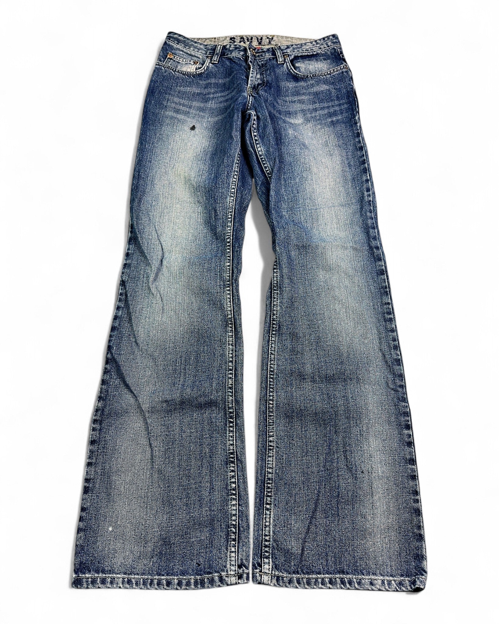 1990's Sawnyy Bootcut/Flared Jeans *rare 30x32 (M)