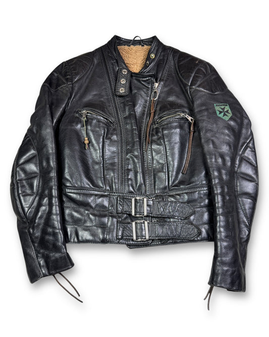 1990's Harro Biker Leather Jacket *very rare (S)