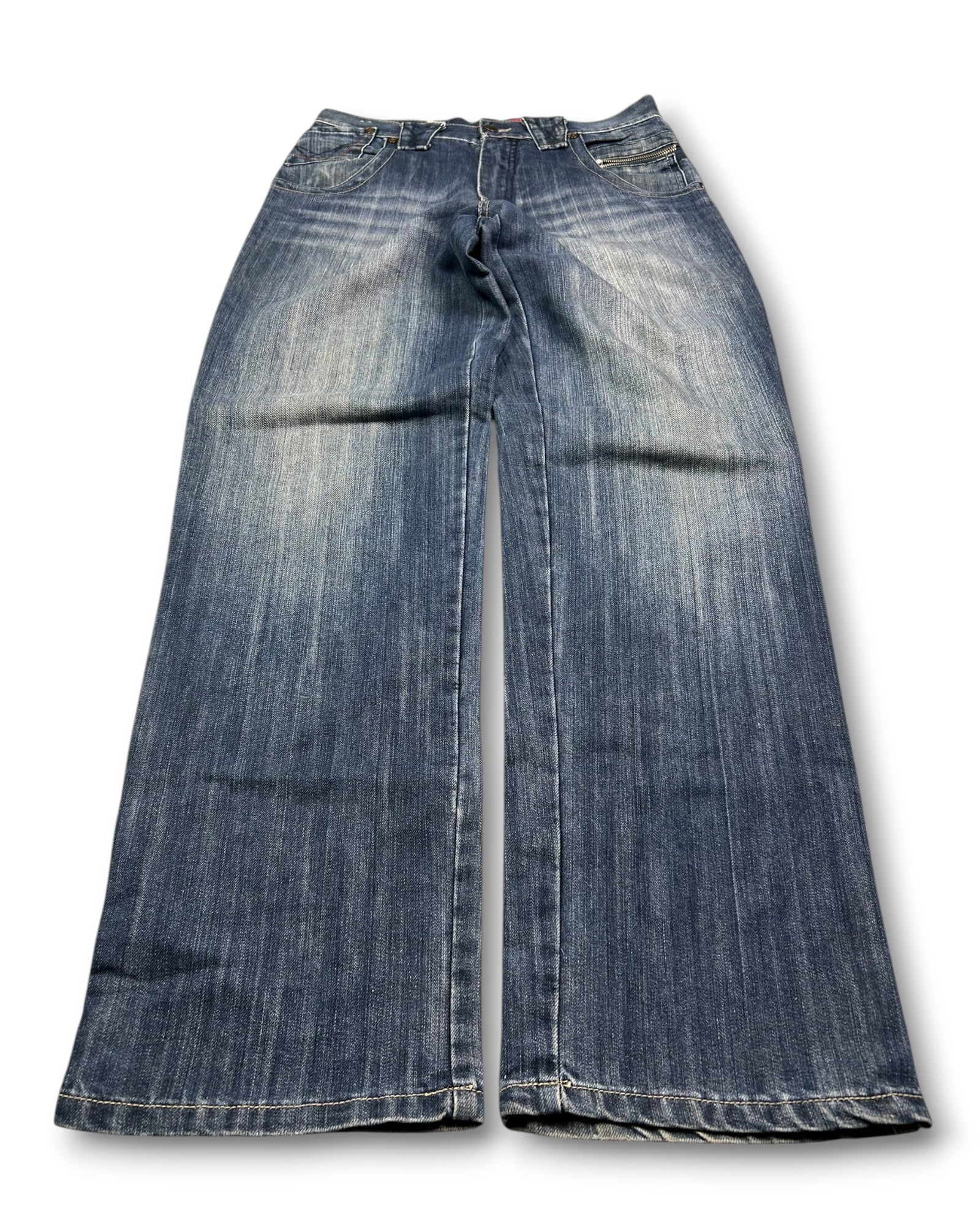 2000's Aone Blue Japanese Baggy Jeans *rare 30x32 (M)
