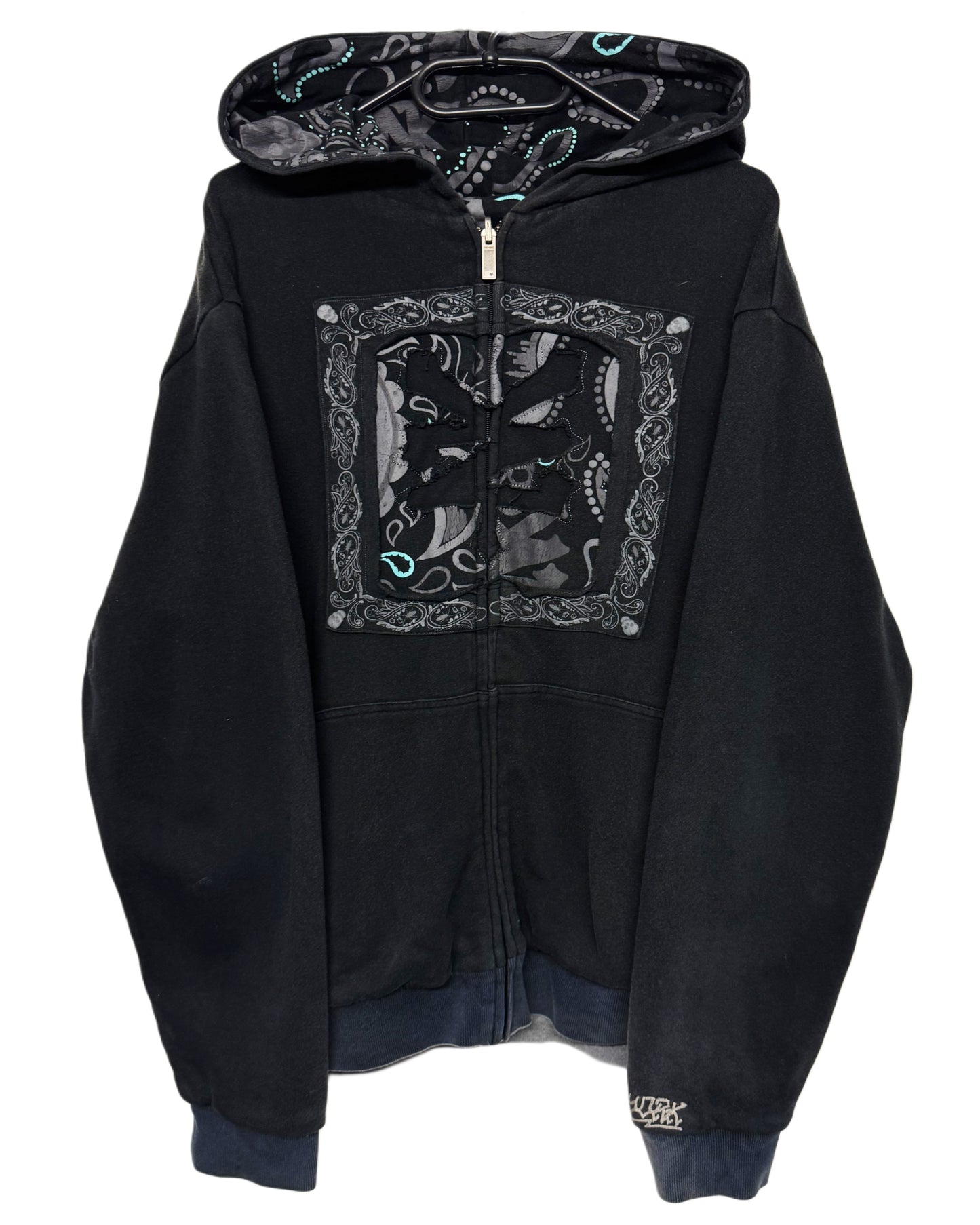 00‘s Zoo York Hip Hop Reversible Zip Hoodie *selten (L)