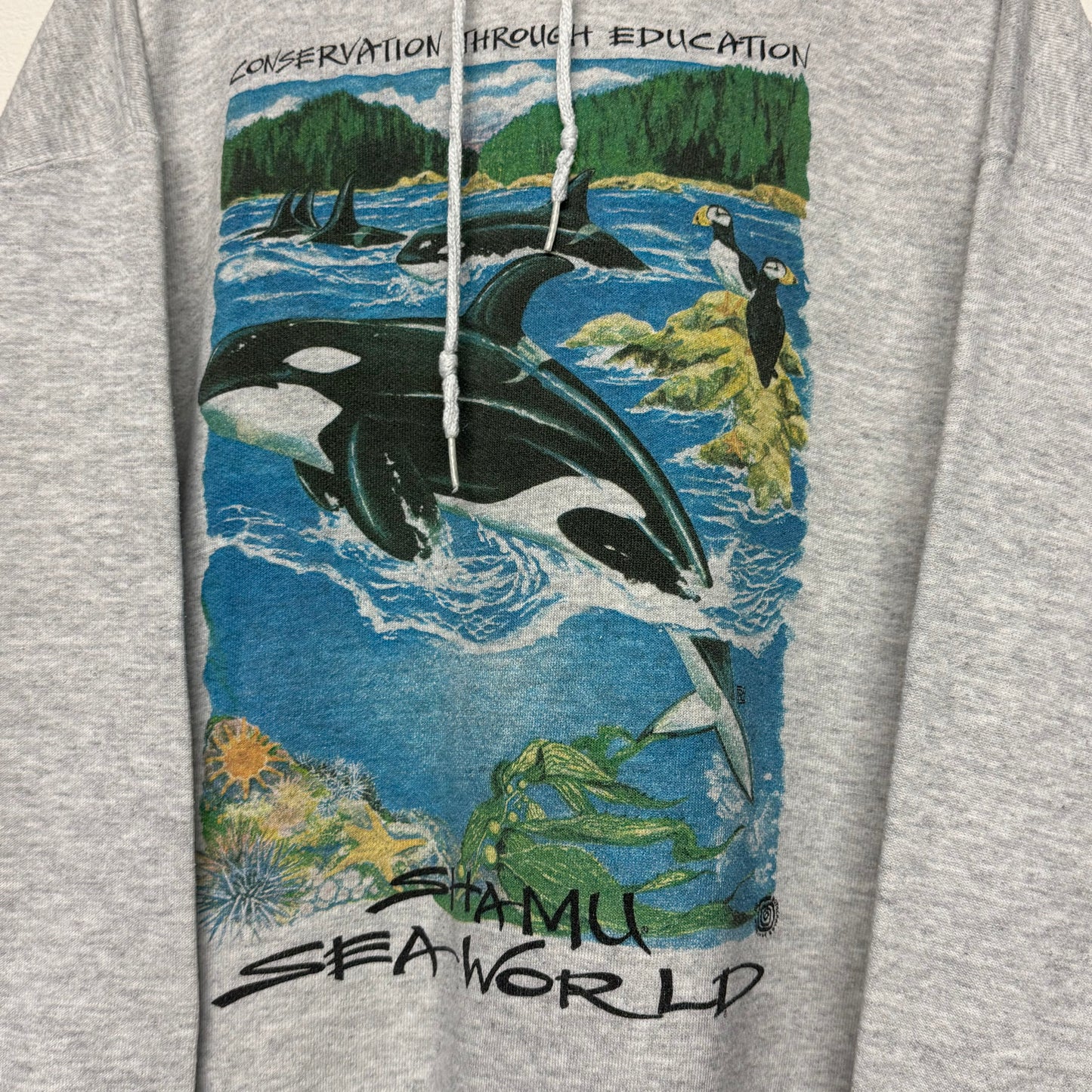 90‘s Shamu Sea World Hoodie *selten (XL)