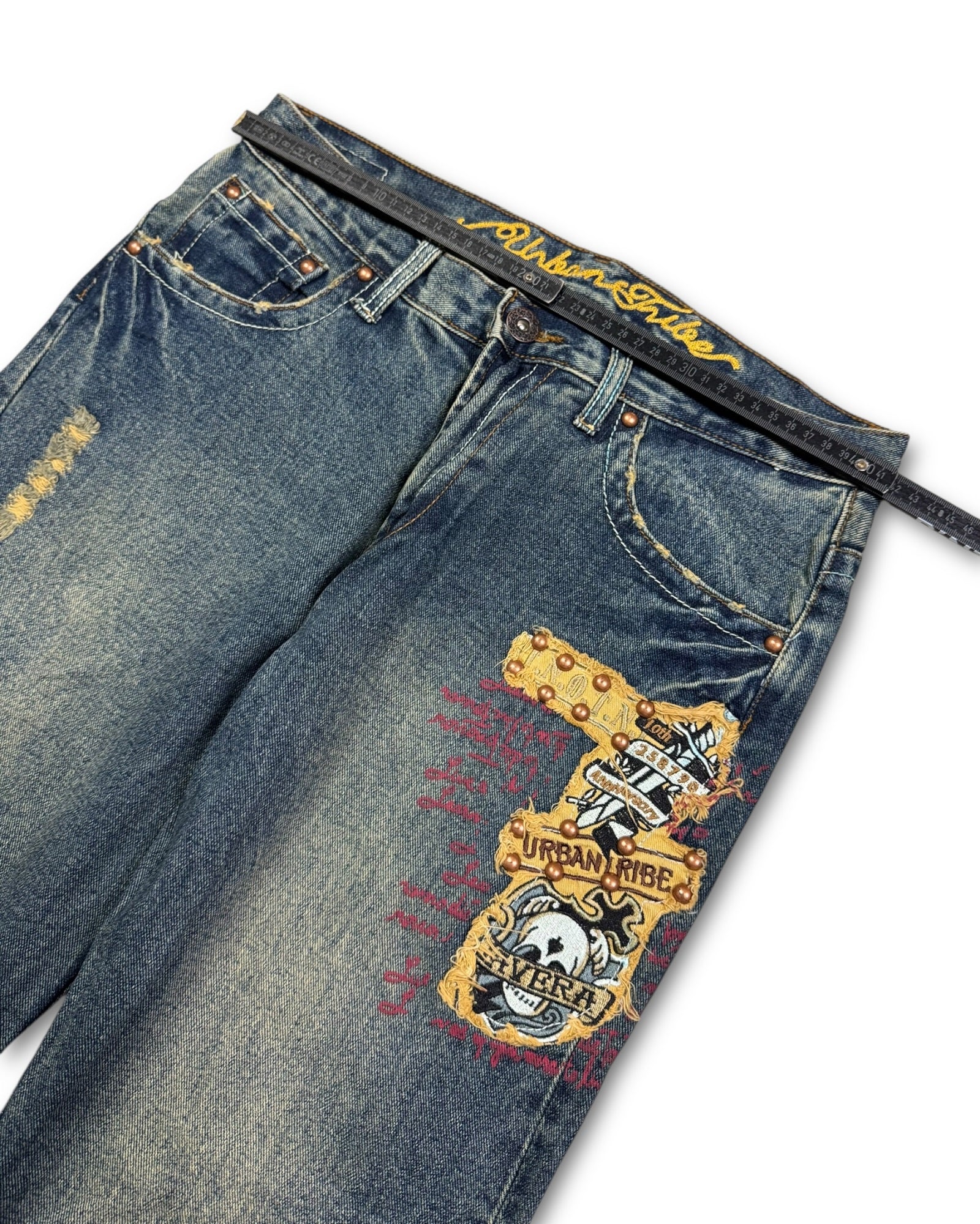 2000's Urban Fiver Straight/Baggy Jeans *very rare 30x34 (M)