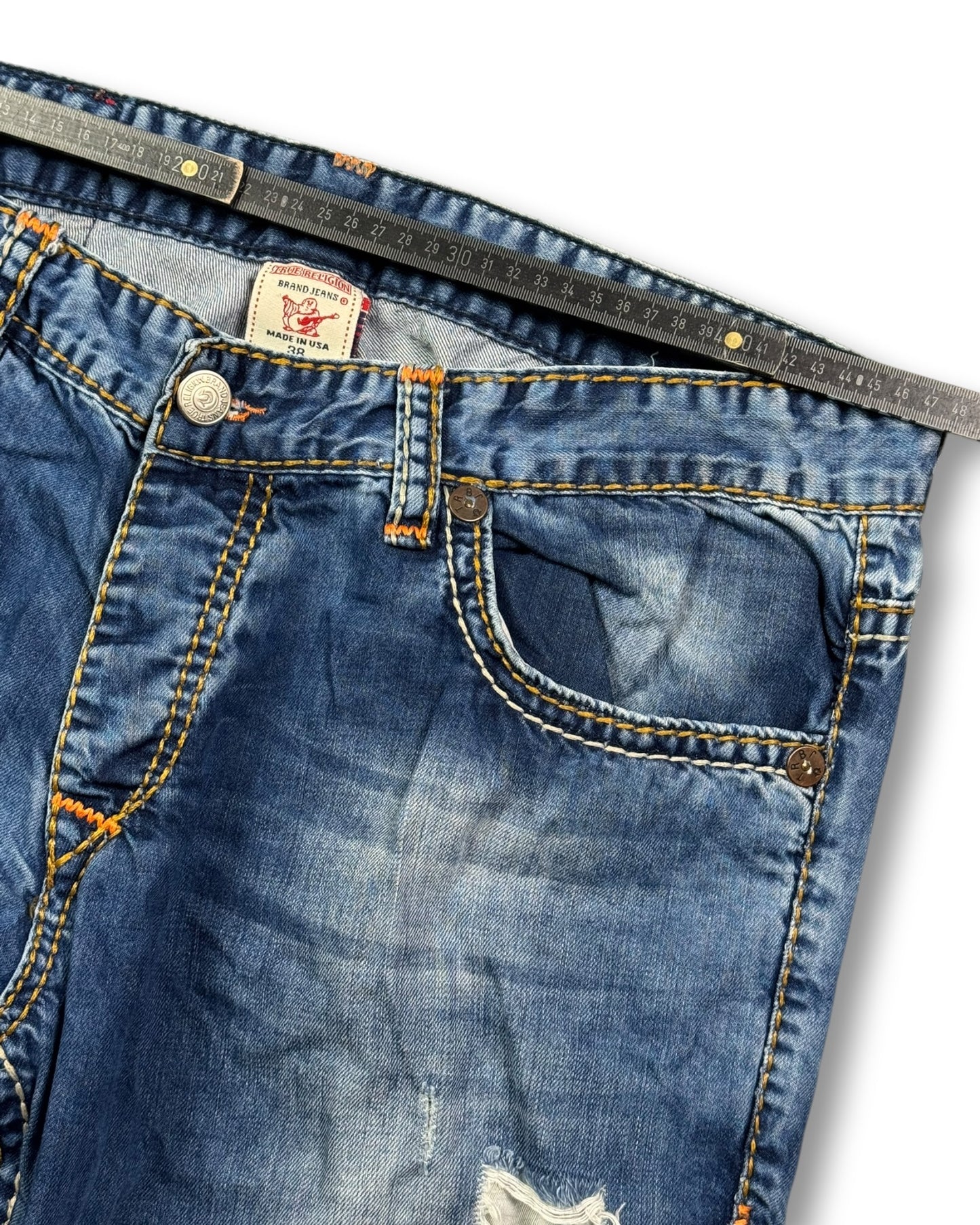 2000's True Religion Straight/Baggy Jeans *rare 38x34 (XXL)