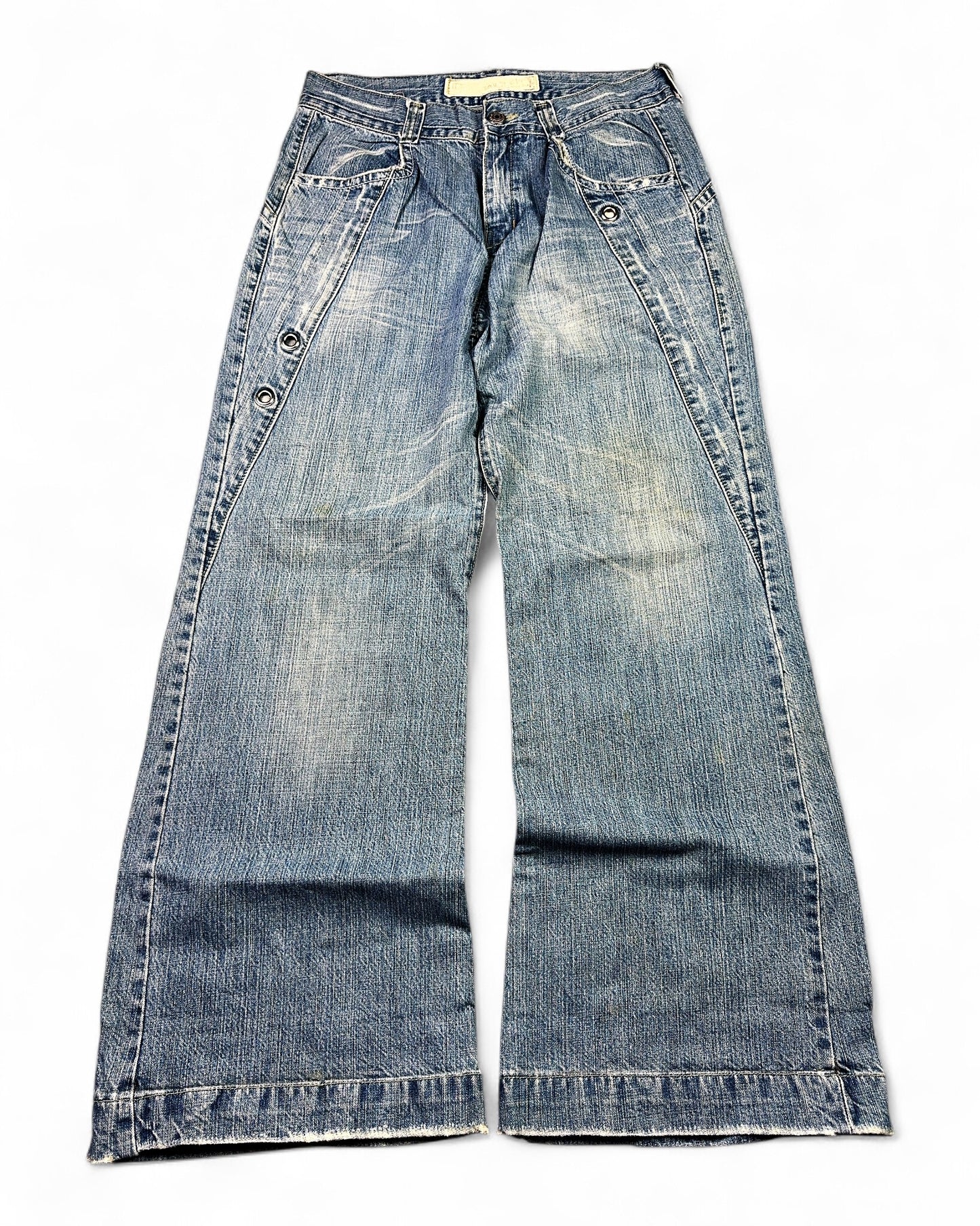 2000's T2X Korean Archive Baggy/Bootcut Jeans *very rare 32x34 (M)