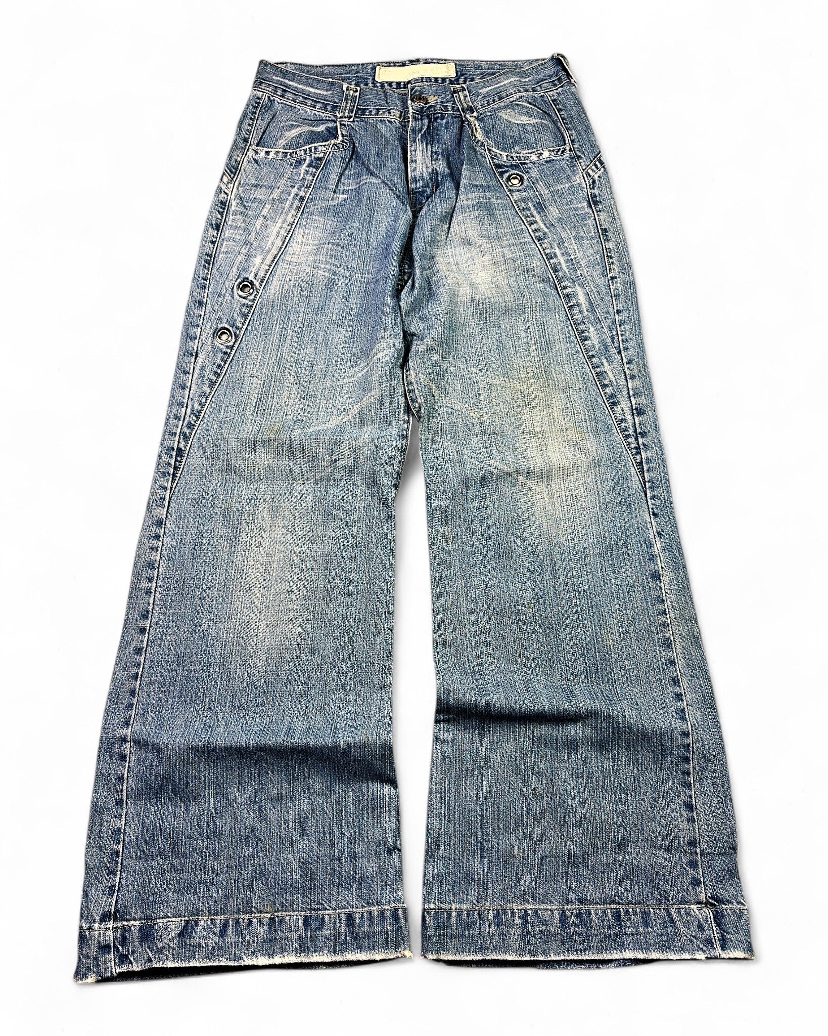 2000's T2X Korean Archive Baggy/Bootcut Jeans *very rare 32x34 (M)