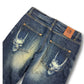 2000's Oniarai Japanese Baggy Jeans *very rare 34x32 (L)