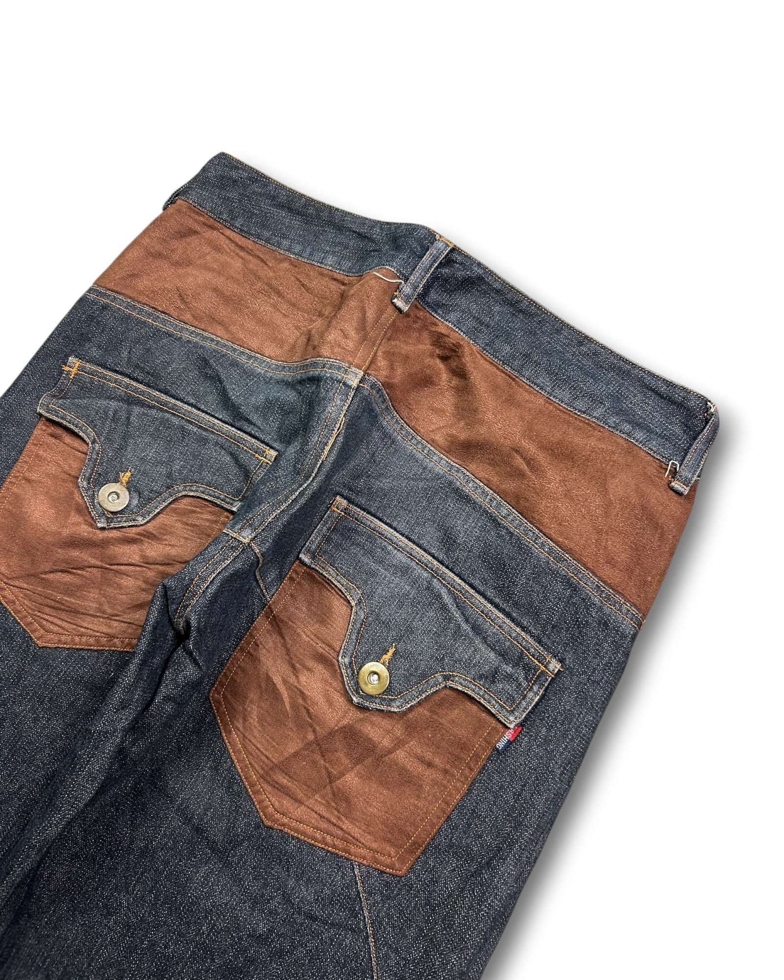 2000's Oniarai Baggy Japanese Jeans *rare 30x32 (M)
