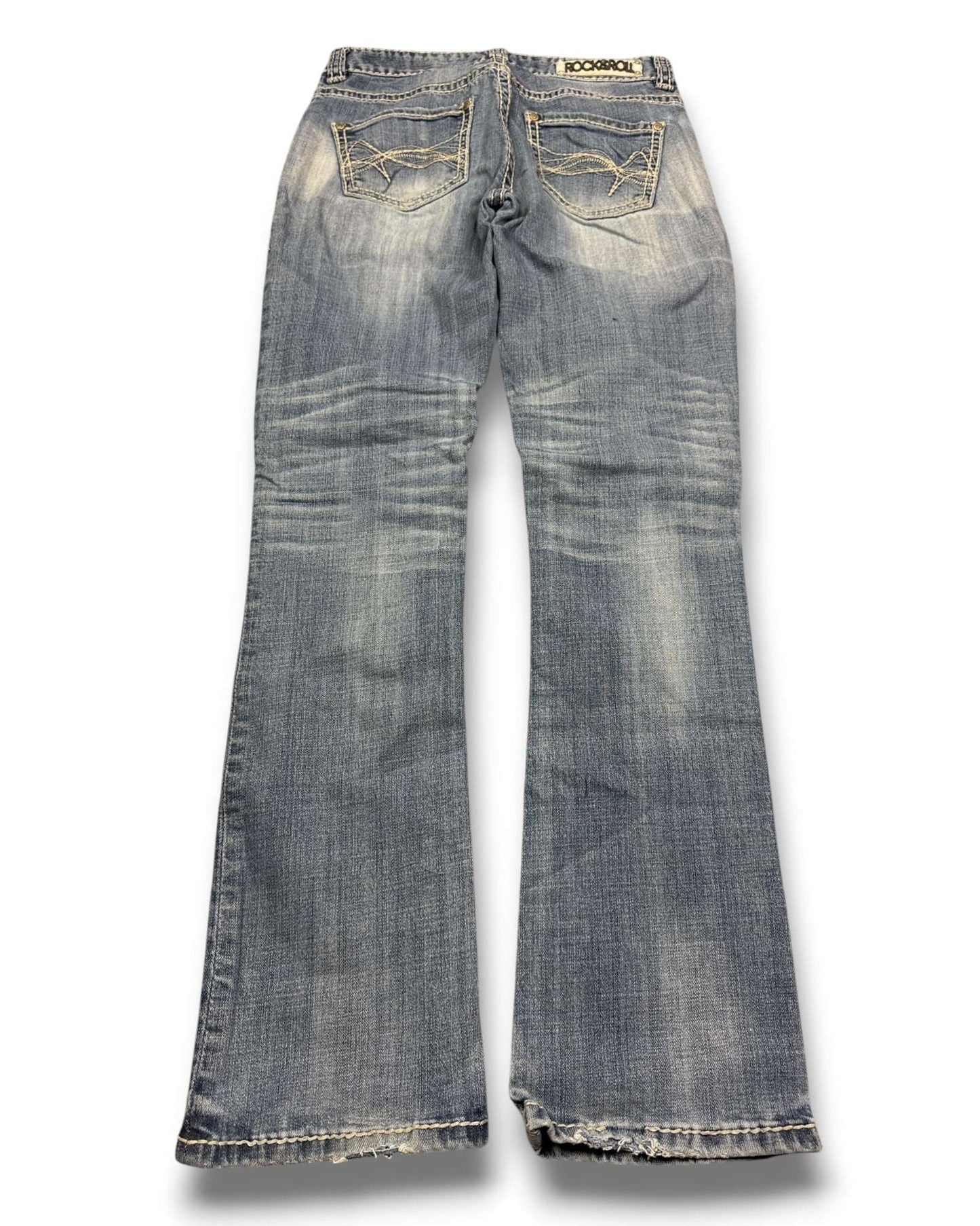 2000's Rock & Roll Low Waist/Bootcut Jeans Women's * W27 (M)