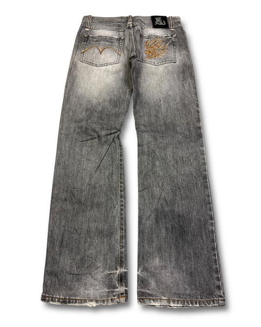 2000's Oniarai Japanese Baggy Jeans *very rare 32x32 (M)