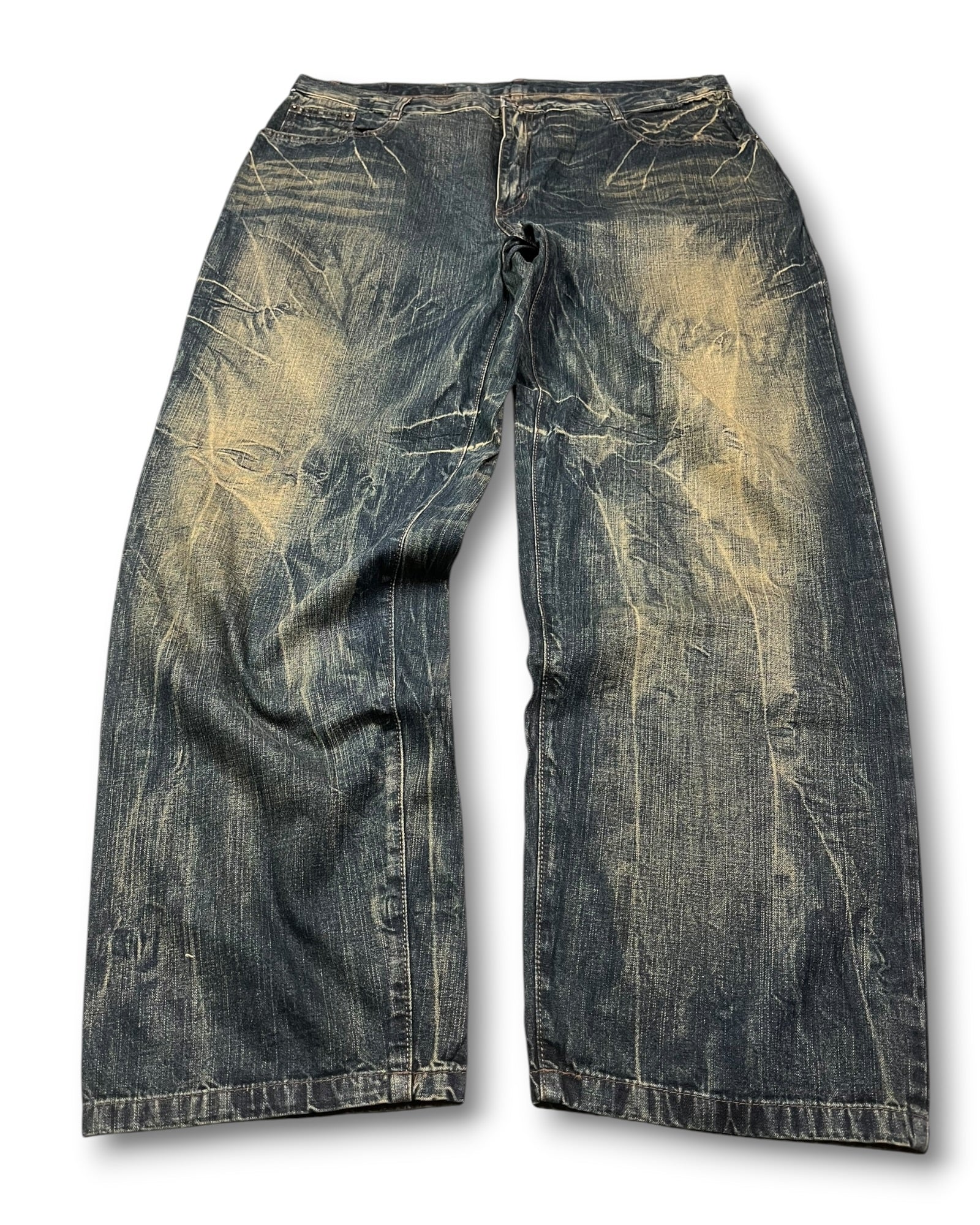 2000's Kesn Baggy Japanese Archive Jeans *rare 40x34 (3XL)