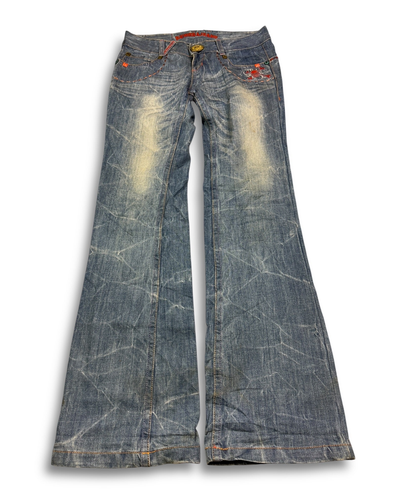 2000's Riobera Low Waist/Bootcut Japanese Archive Jeans Women's *very rare 30x32 (M)