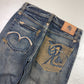 2000's Oniarai Japanese Straight Jeans *rare 30x34 (M)