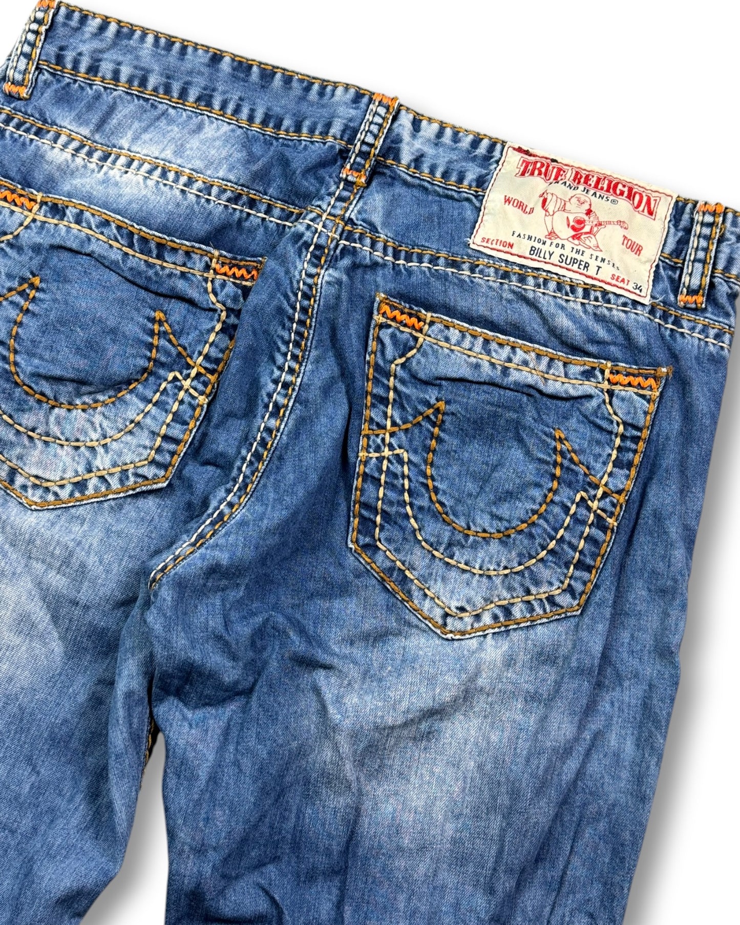 2000's True Religion Straight/Baggy Jeans *rare 38x34 (XXL)