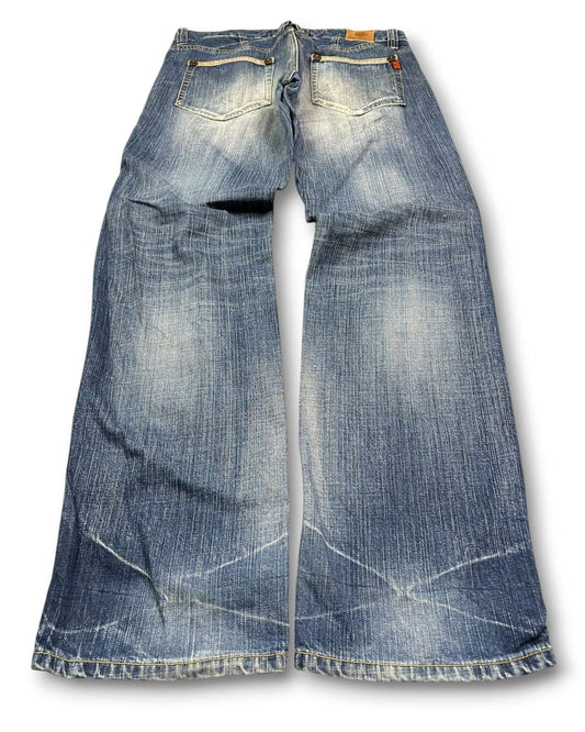 2000's Oniarai Baggy Japanese Jeans *very rare 34x32 (L)