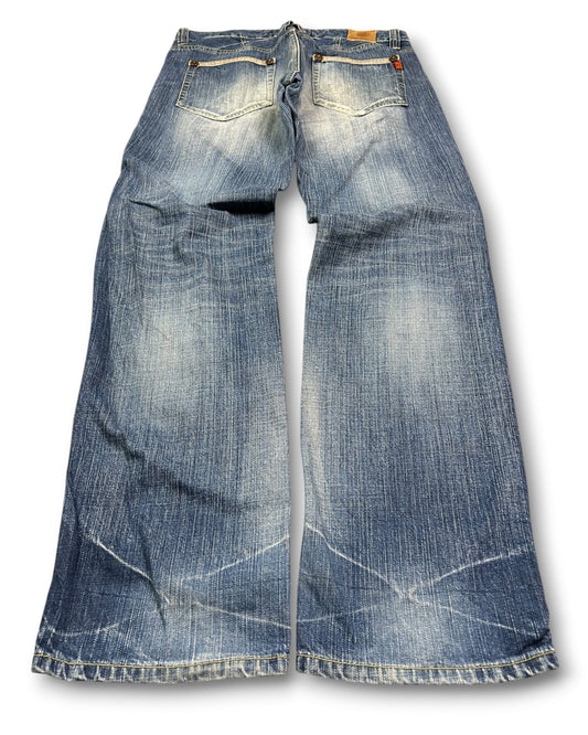 2000's Oniarai Baggy Japanese Jeans *very rare 34x32 (L)