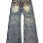 2000's Western Blue Straight Jeans *rare 32x30 (M)