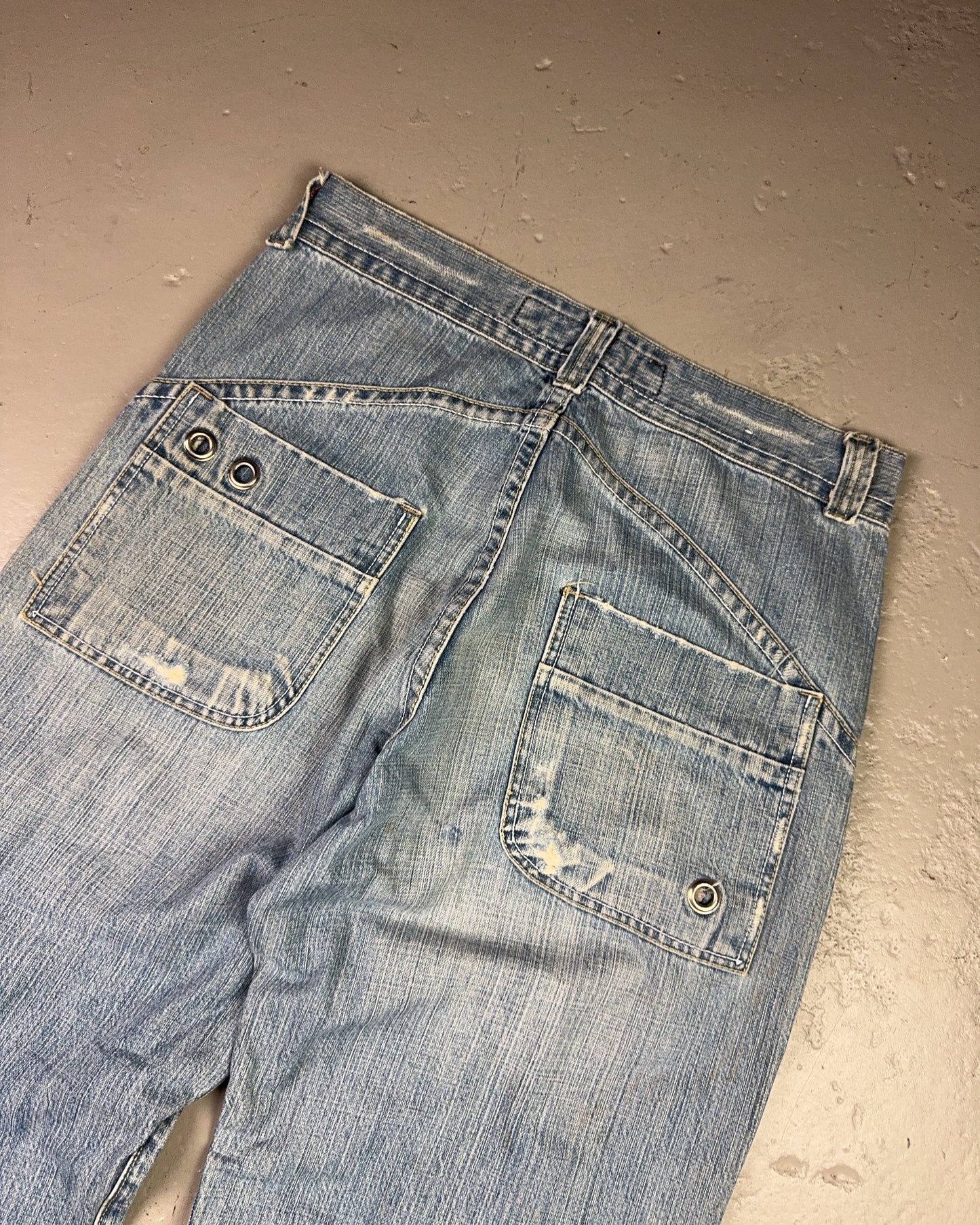 2000's T2X Korean Archive Baggy/Bootcut Jeans *very rare 32x34 (M)