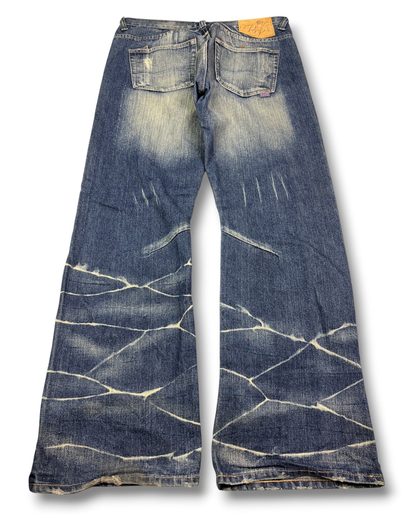 2000's PRPS Japanese Archive Baggy/Bootcut Jeans *exclusive item 36x32 (XL)