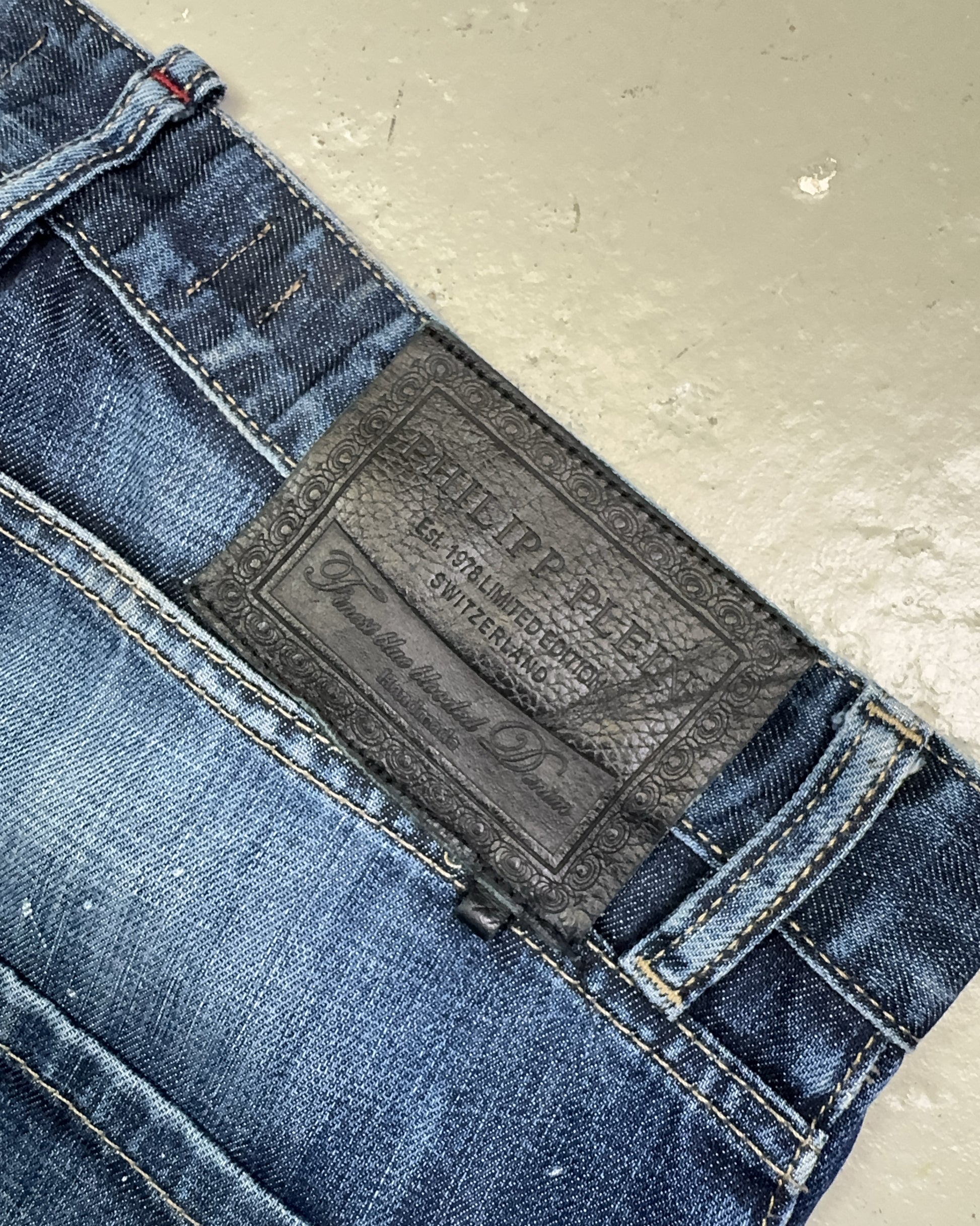 2000's Philipp Plein Jeans Shorts *rare W33 (L)