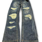 2000's Tough Jeansmith Straight/Baggy Deadstock Japanese Jeans *very rare 30x32 (M)