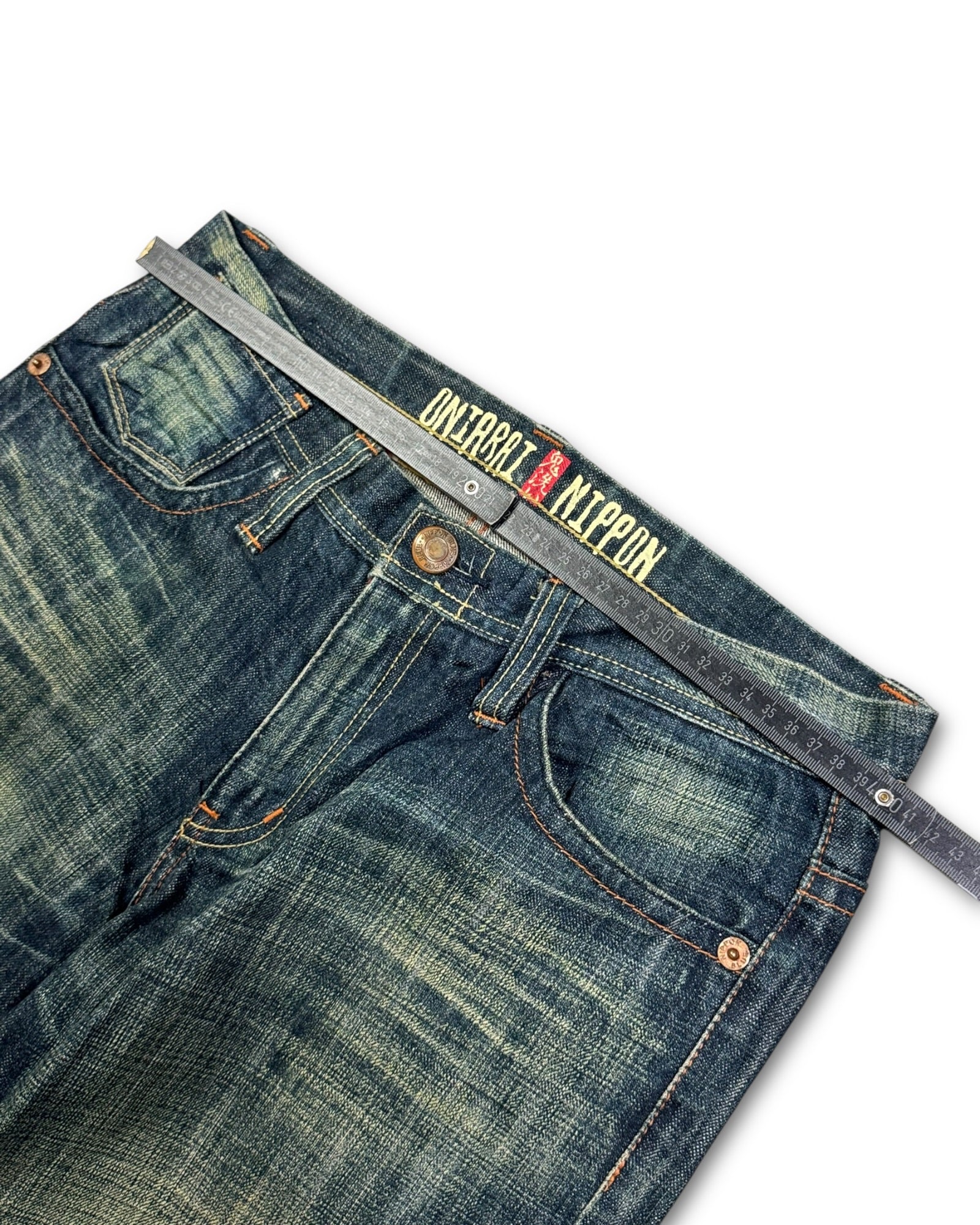 2000's Oniarai Nippon Japanese Straight Jeans *very rare 30x32 (M)