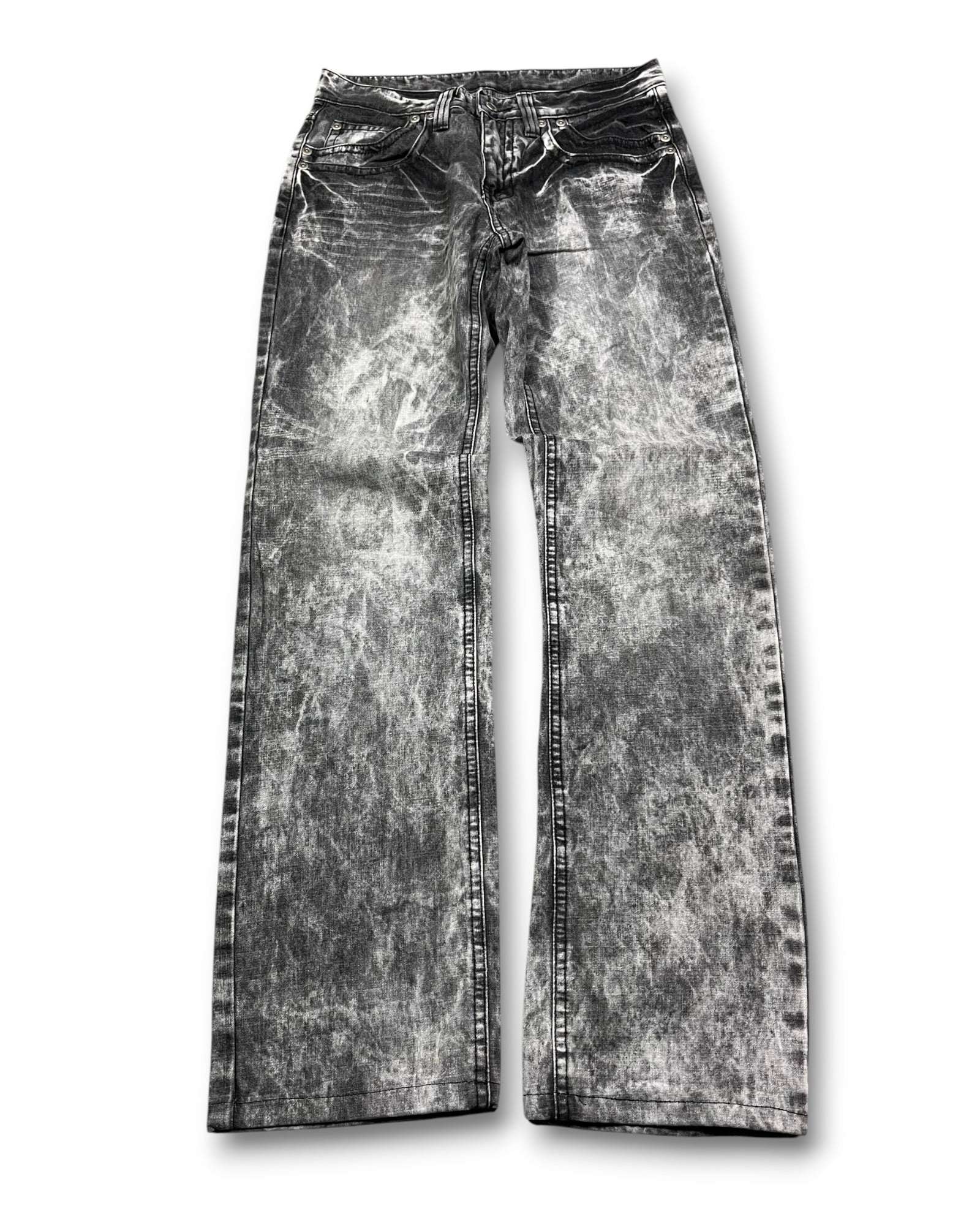 2000's Big Group Straight Japanese Jeans *rare 30x32 (M)