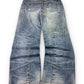 2000's Vovelle Vogue Japanese Archive Baggy/Bootcut Jeans *very rare 36x32 (XL)