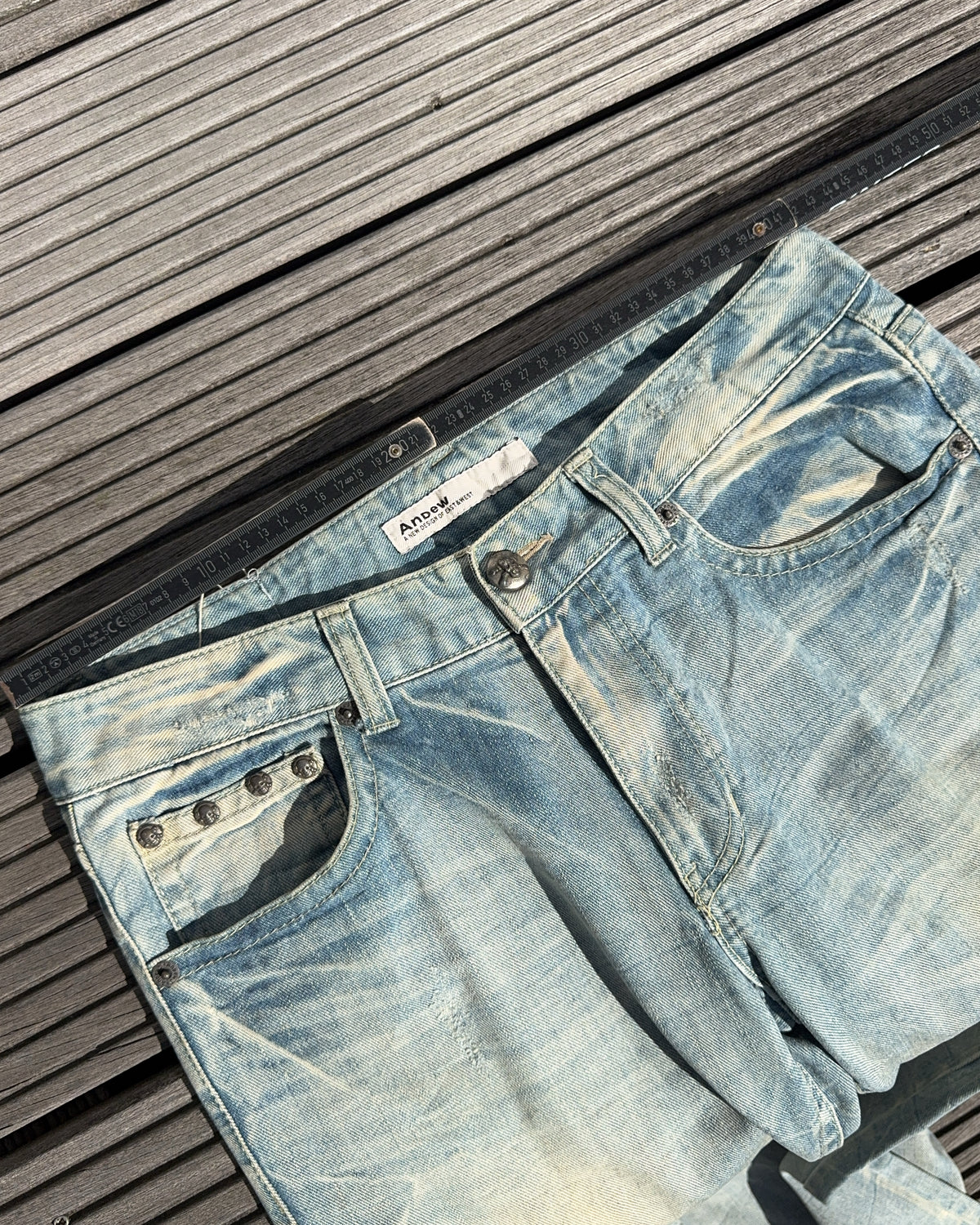 2000's Andrew Japanese Archive Bootcut/Flared Jeans *very rare 32x32 (M)