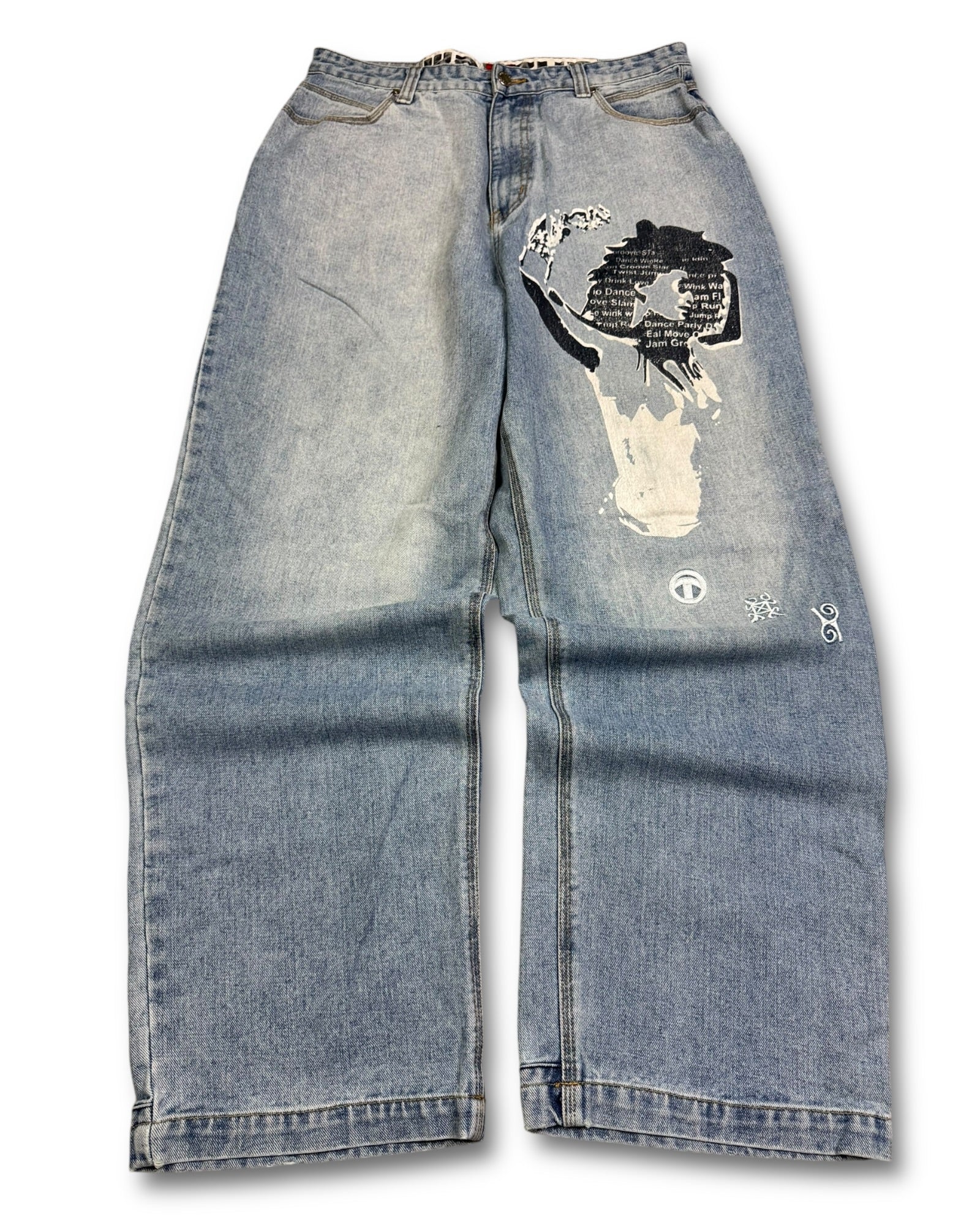 2000's Wazzup Hip Hop Baggy Jeans *very rare 32x32 (M)