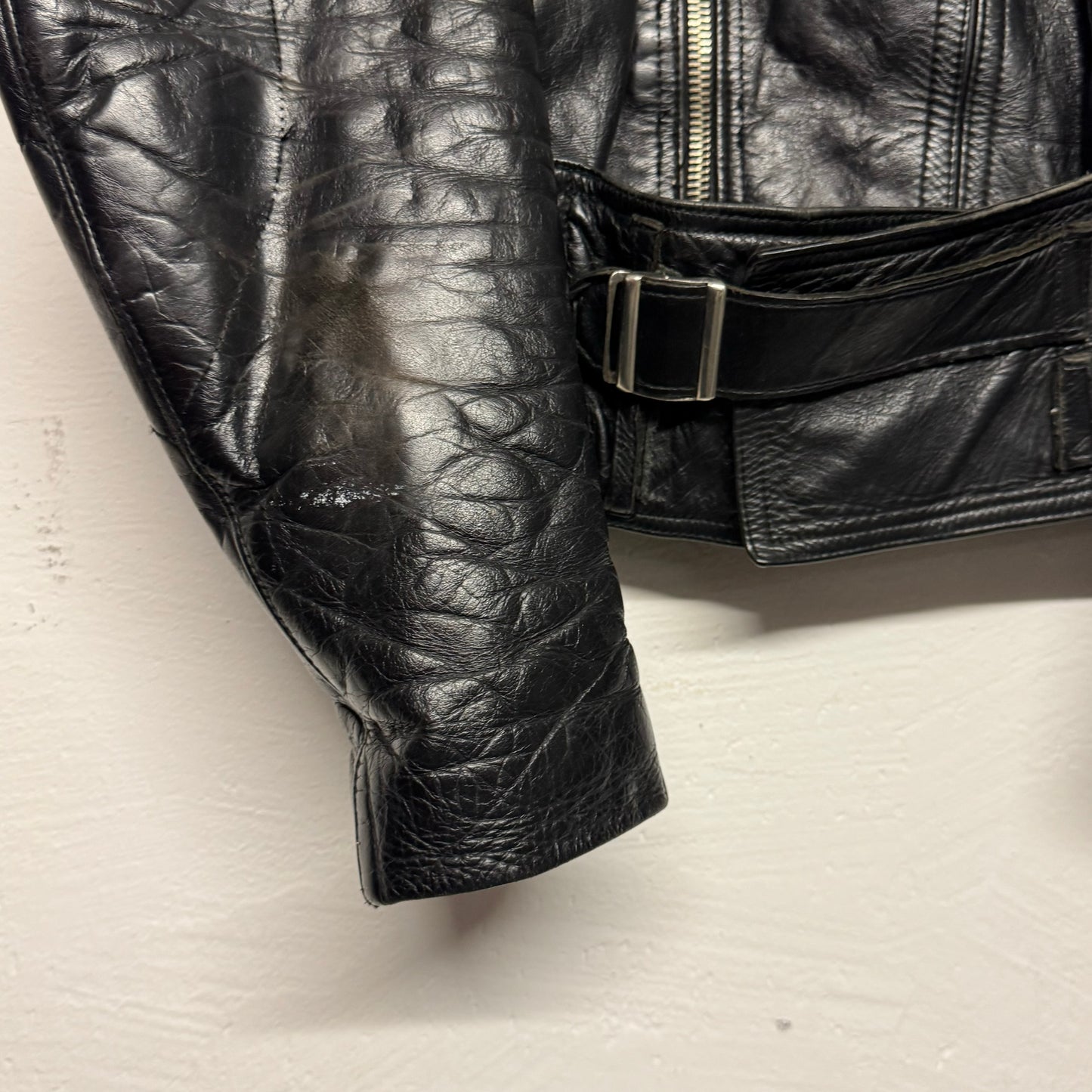 90‘s HARRO Biker Leatherjacket made in Germany *sehr selten (S)