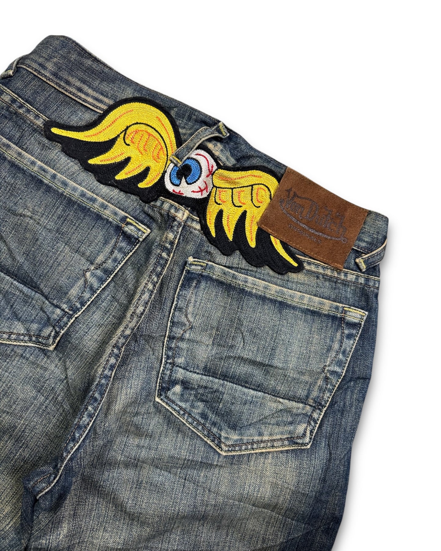 2000's Von Dutch Straight/Baggy Jeans *very rare 28x30 (S)